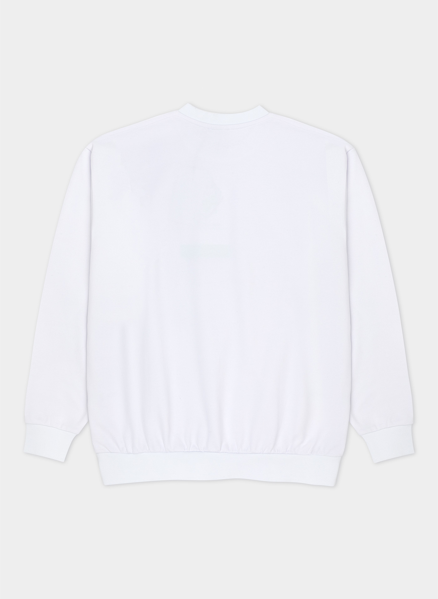 Biała bluza oversize z okrągłym dekoltem C22SF-2B-005-B-0 - Pako Lorente