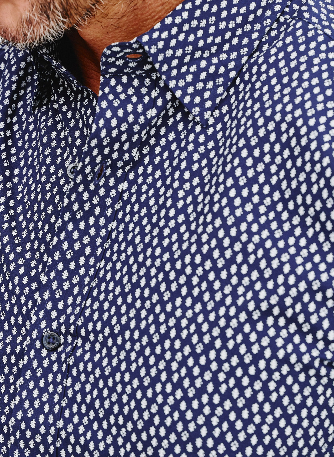 Casualowa koszula męska w mikrowzór - Pako Lorente