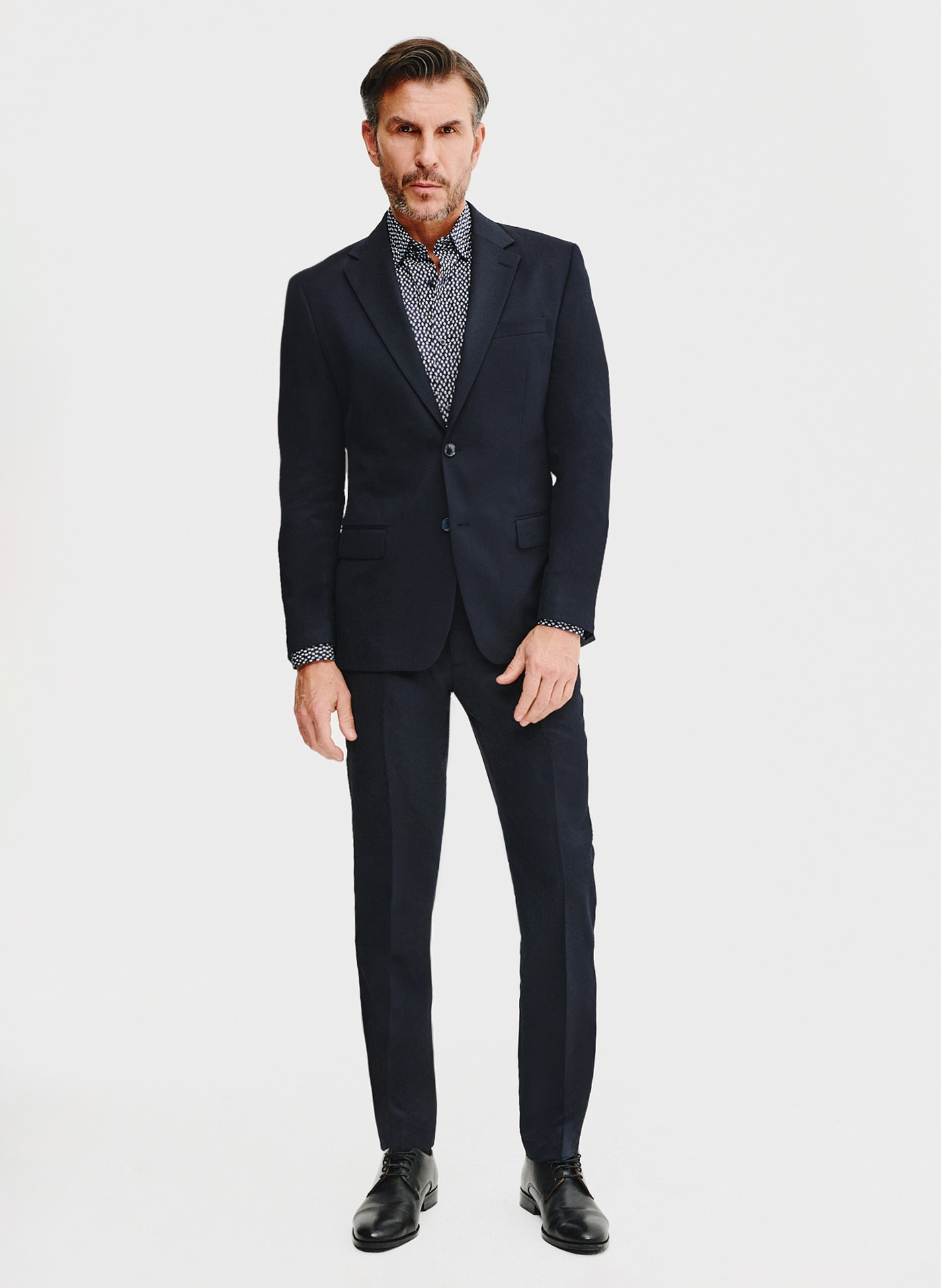 Casualowa koszula męska w mikrowzór - Pako Lorente