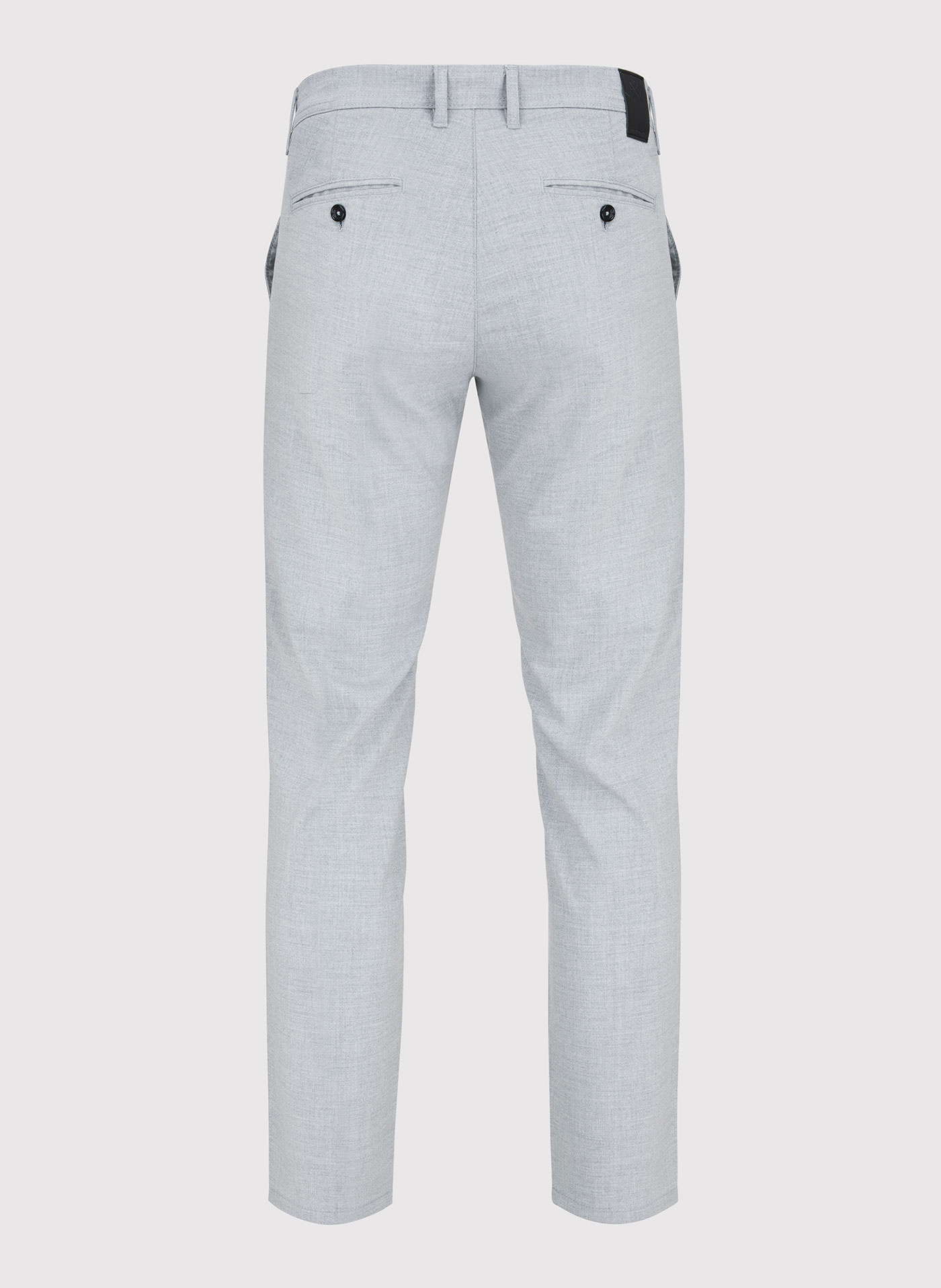 Męskie gładkie szare spodnie P23SF-WX-003-S-S - Pako Lorente