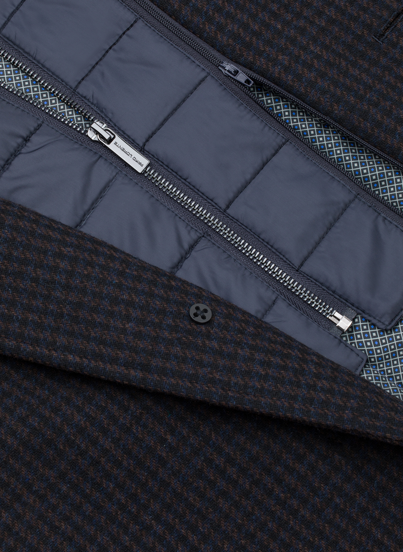 PAKO LORENTE - Płaszcz jednorzędowy w pepitkę - Pako Lorente