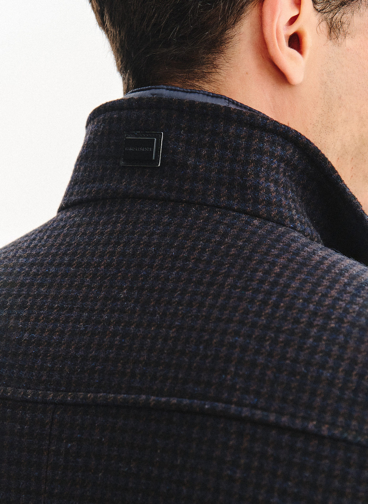 PAKO LORENTE - Płaszcz jednorzędowy w pepitkę - Pako Lorente