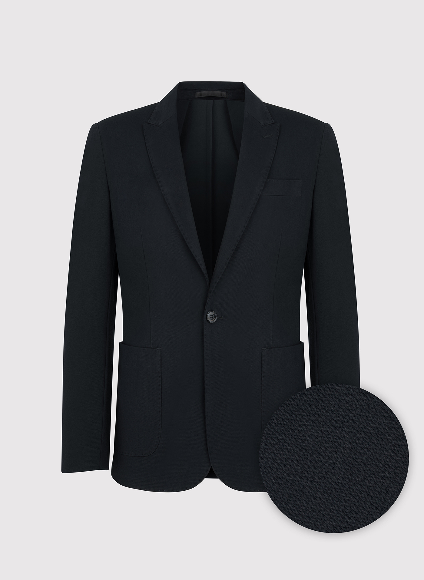 Casualowa marynarka męska w kolorze czarnym - Pako Lorente