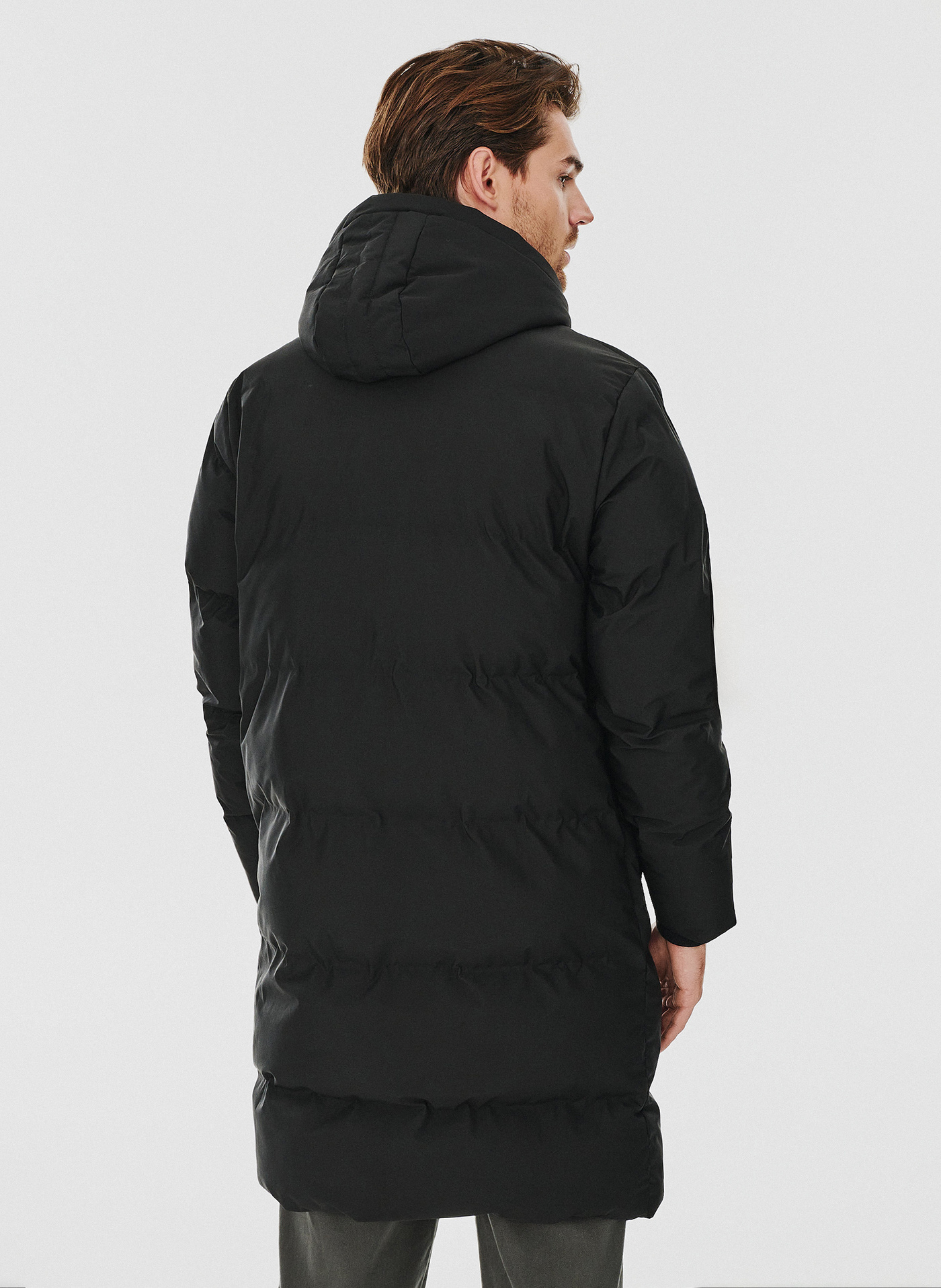 Czarna kurtka męska z szelkami - Pako Lorente