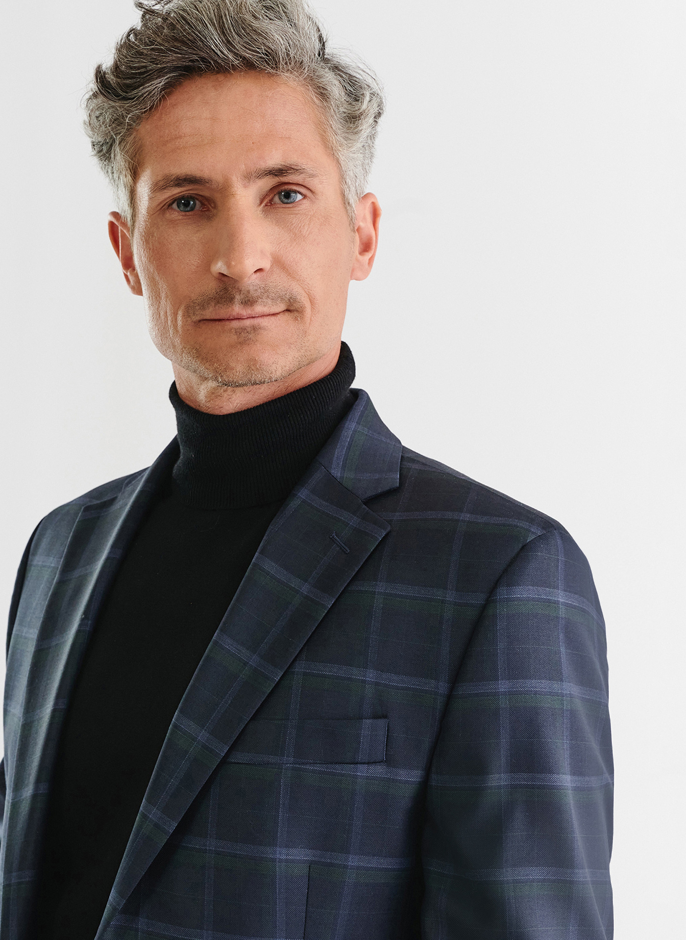 Granatowa marynarka garniturowa - Pako Lorente