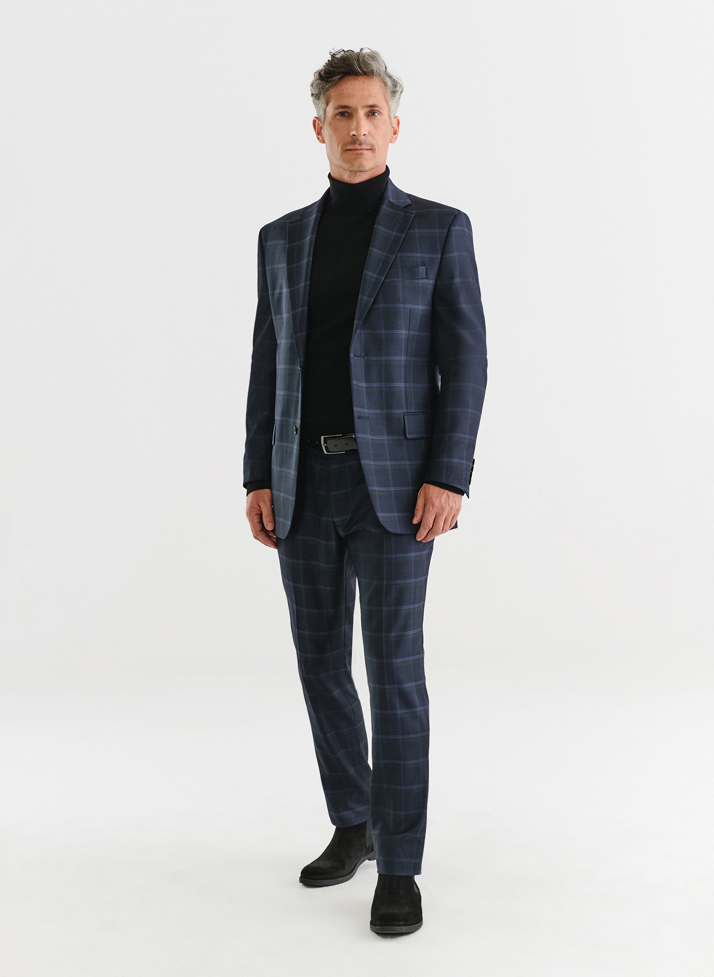 Granatowa marynarka garniturowa - Pako Lorente