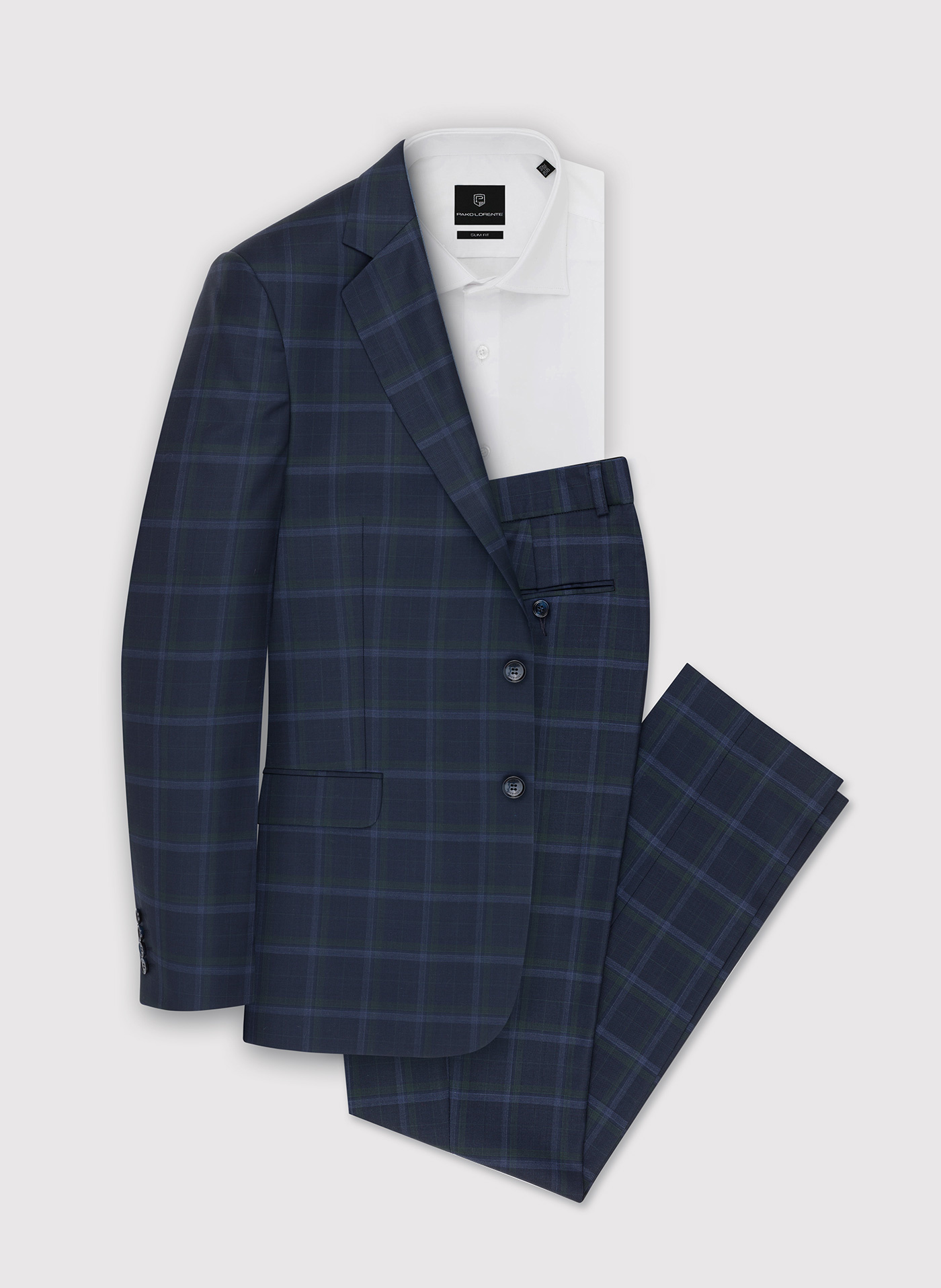 Granatowa marynarka garniturowa - Pako Lorente