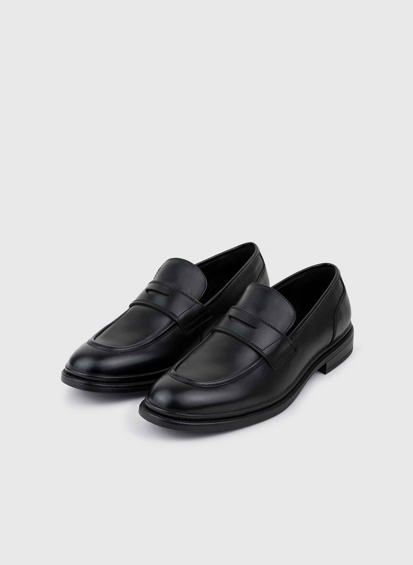 Czarne mokasyny męskie - Pako Lorente