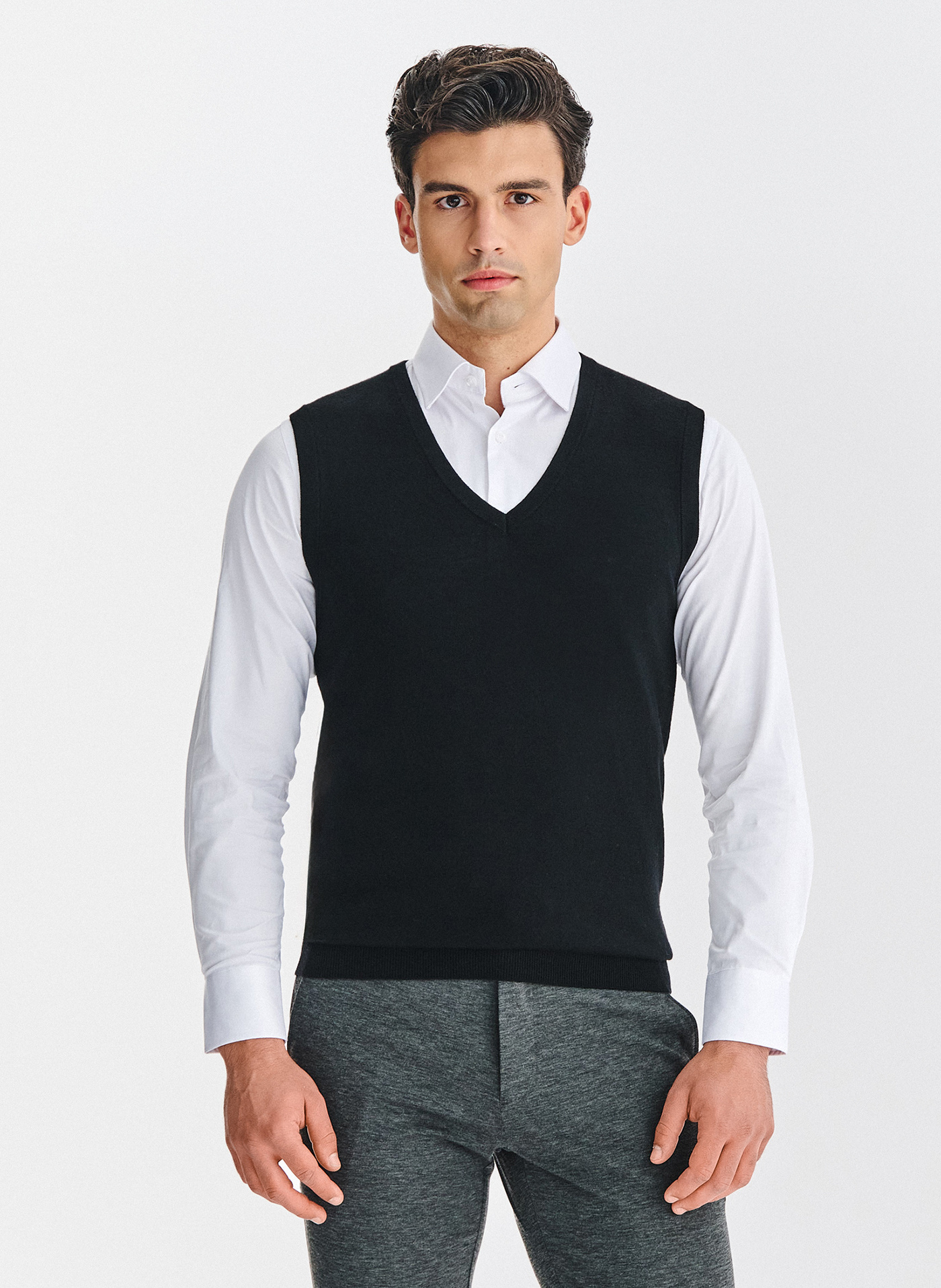 PAKO LORENTE - Bezrękawnik z dekoltem w serek - Pako Lorente