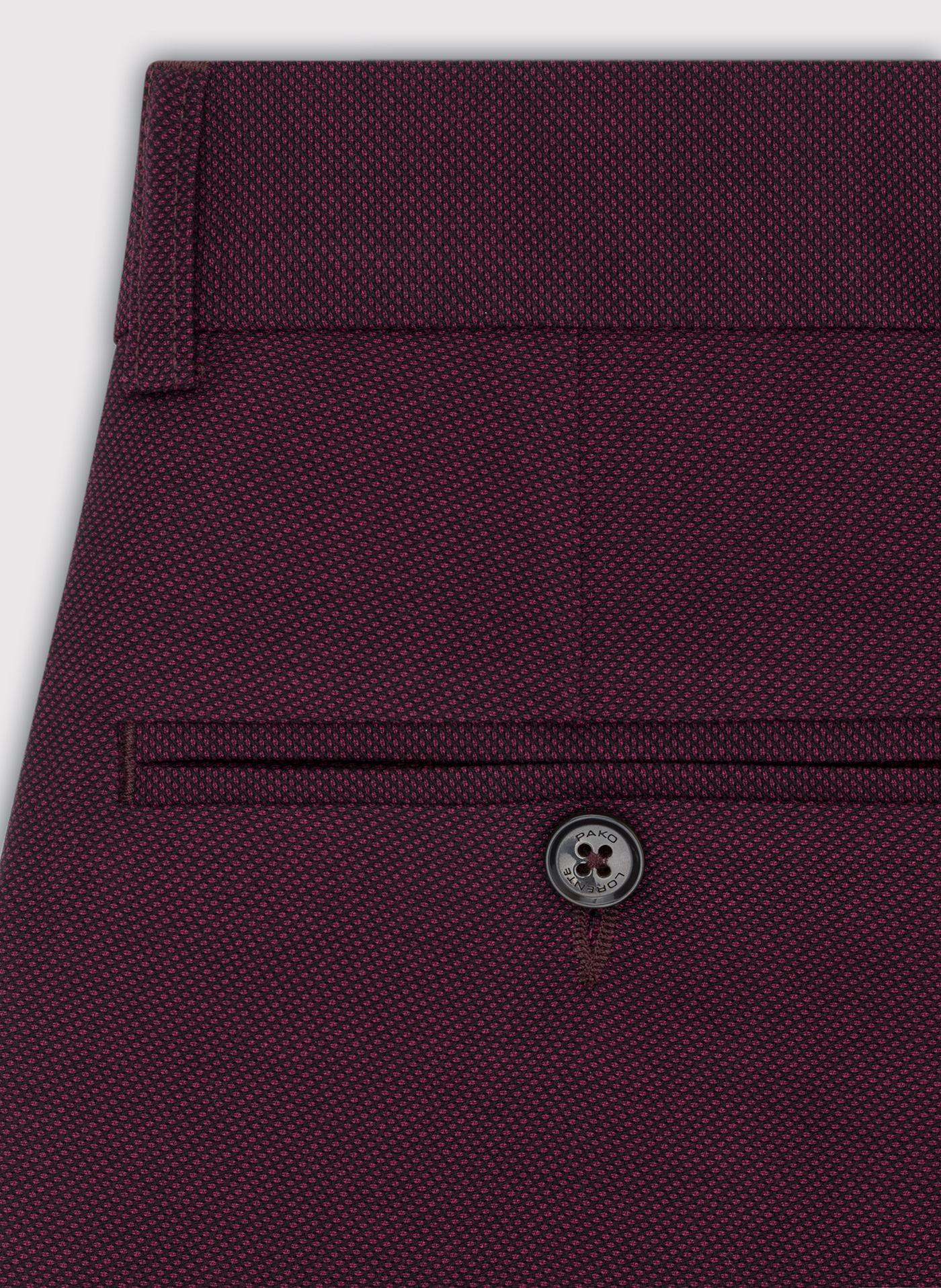 PAKO LORENTE - Bordowe spodnie ganiturowe - Pako Lorente