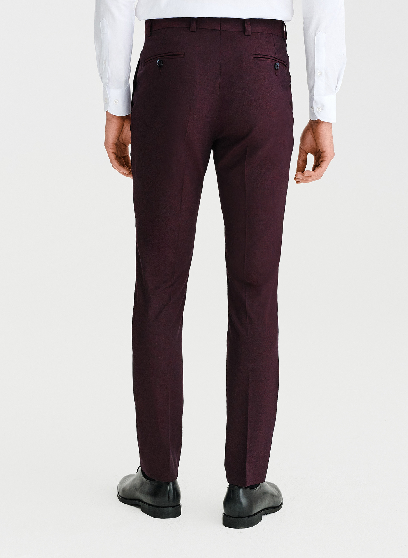 PAKO LORENTE - Bordowe spodnie ganiturowe - Pako Lorente