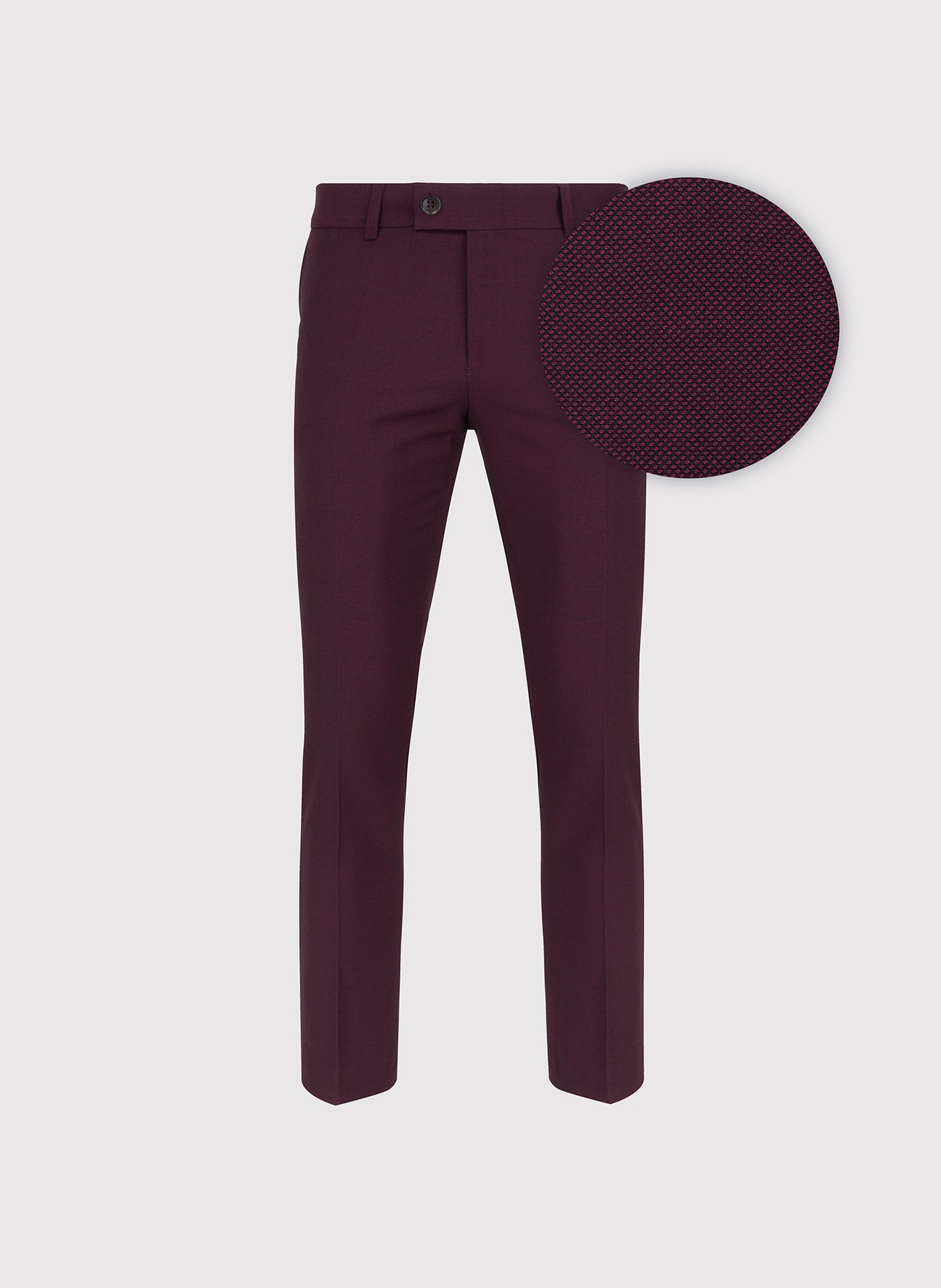 PAKO LORENTE - Bordowe spodnie ganiturowe - Pako Lorente