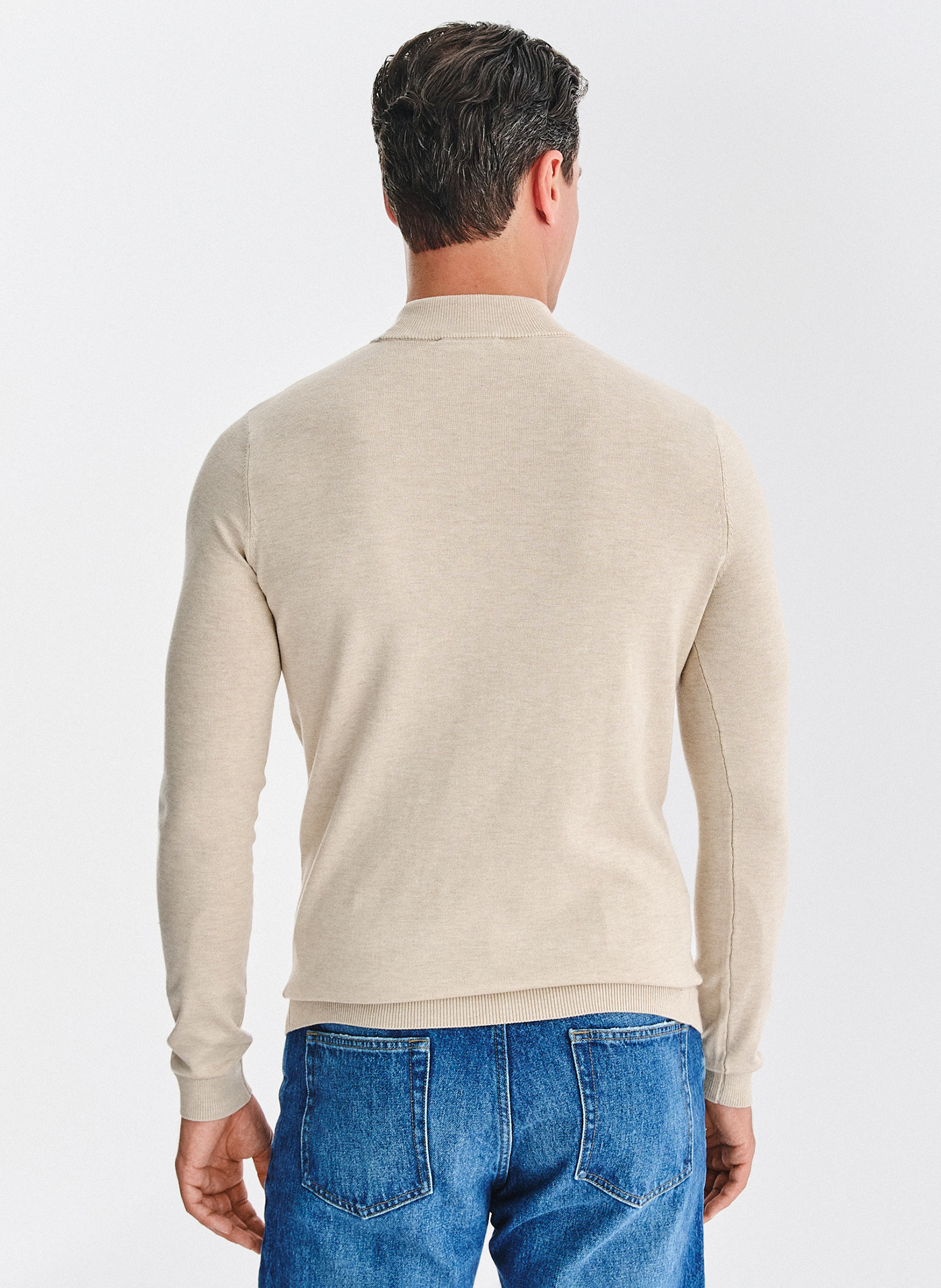 Beżowy półgolf męski - Pako Lorente