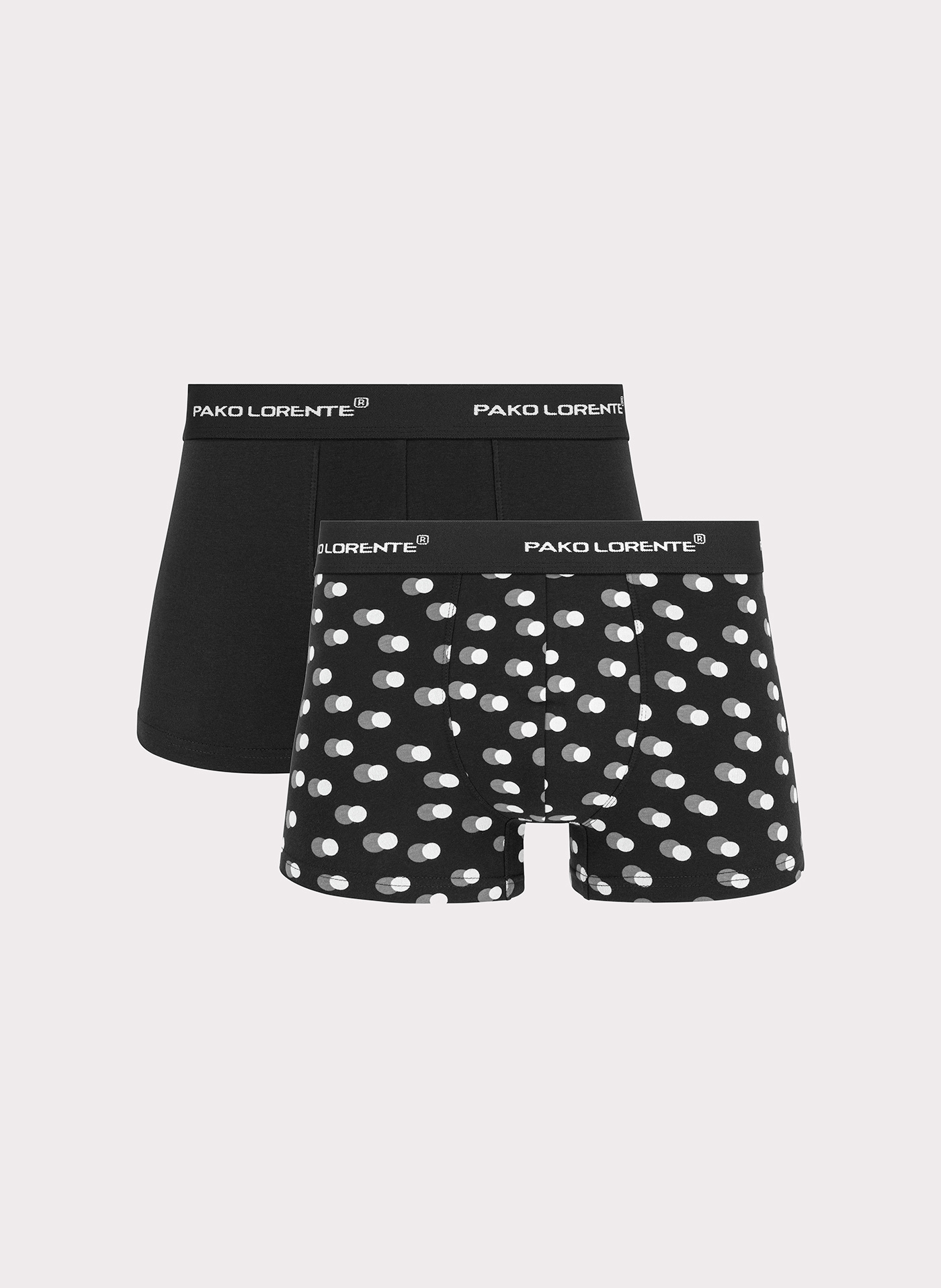 Dwupak bokserek w kolorze czarnym - Pako Lorente