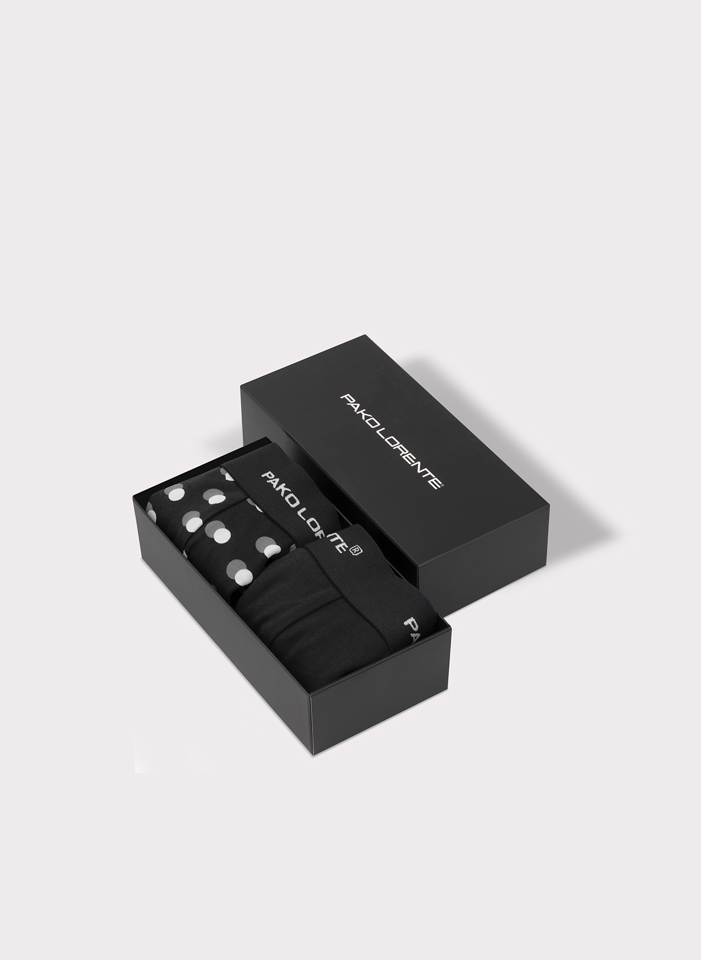 Dwupak bokserek w kolorze czarnym - Pako Lorente