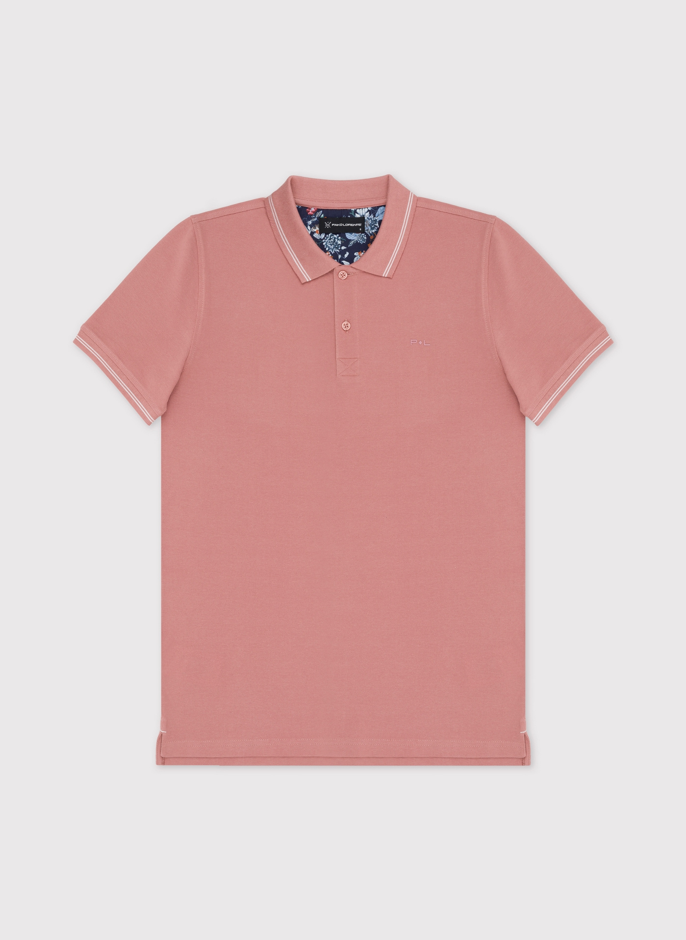 Gładki t-shirt polo P24SF-TX-004-R - Pako Lorente - Pako Lorente