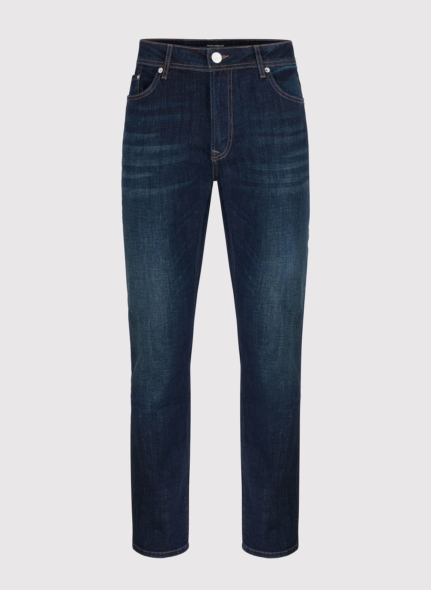 Granatowe spodnie męskie jeansowe - Pako Lorente
