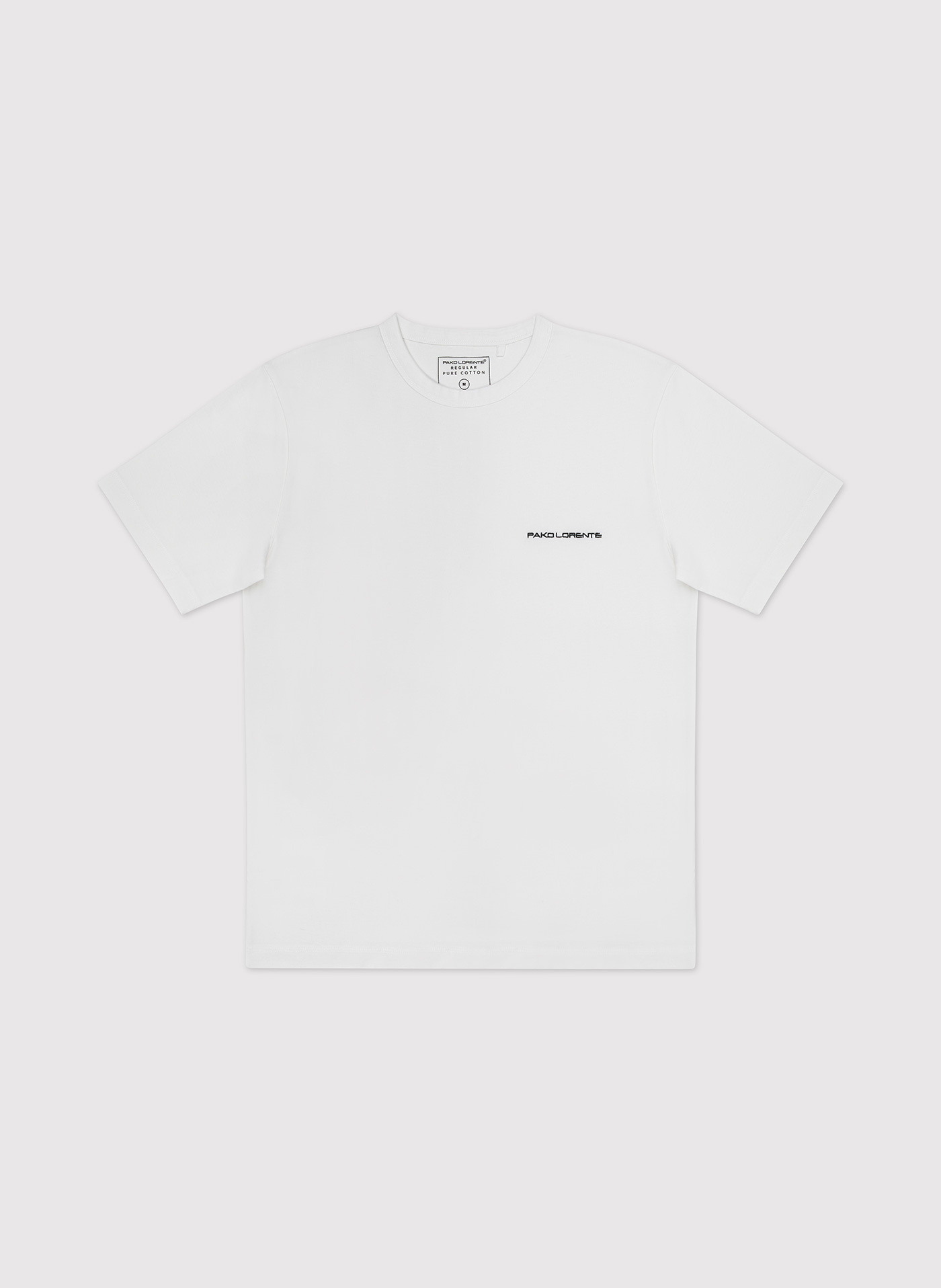 Biały t-shirt męski - Pako Lorente