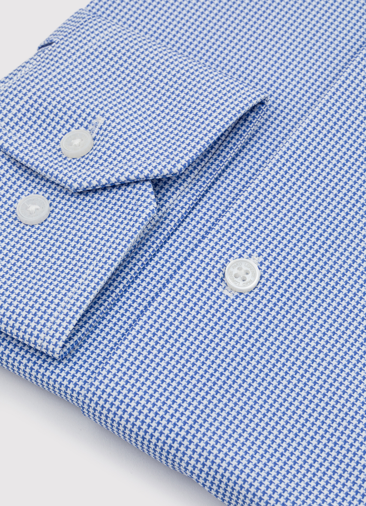 PAKO LORENTE - Dzianinowa koszula męska w pepitkę - Pako Lorente