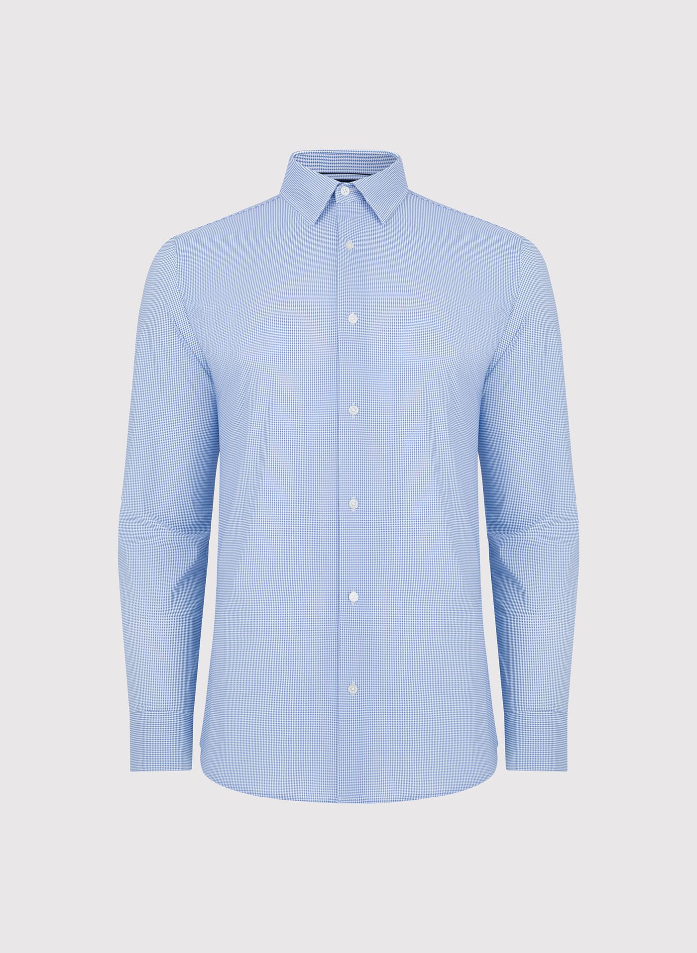 PAKO LORENTE - Dzianinowa koszula męska w pepitkę - Pako Lorente