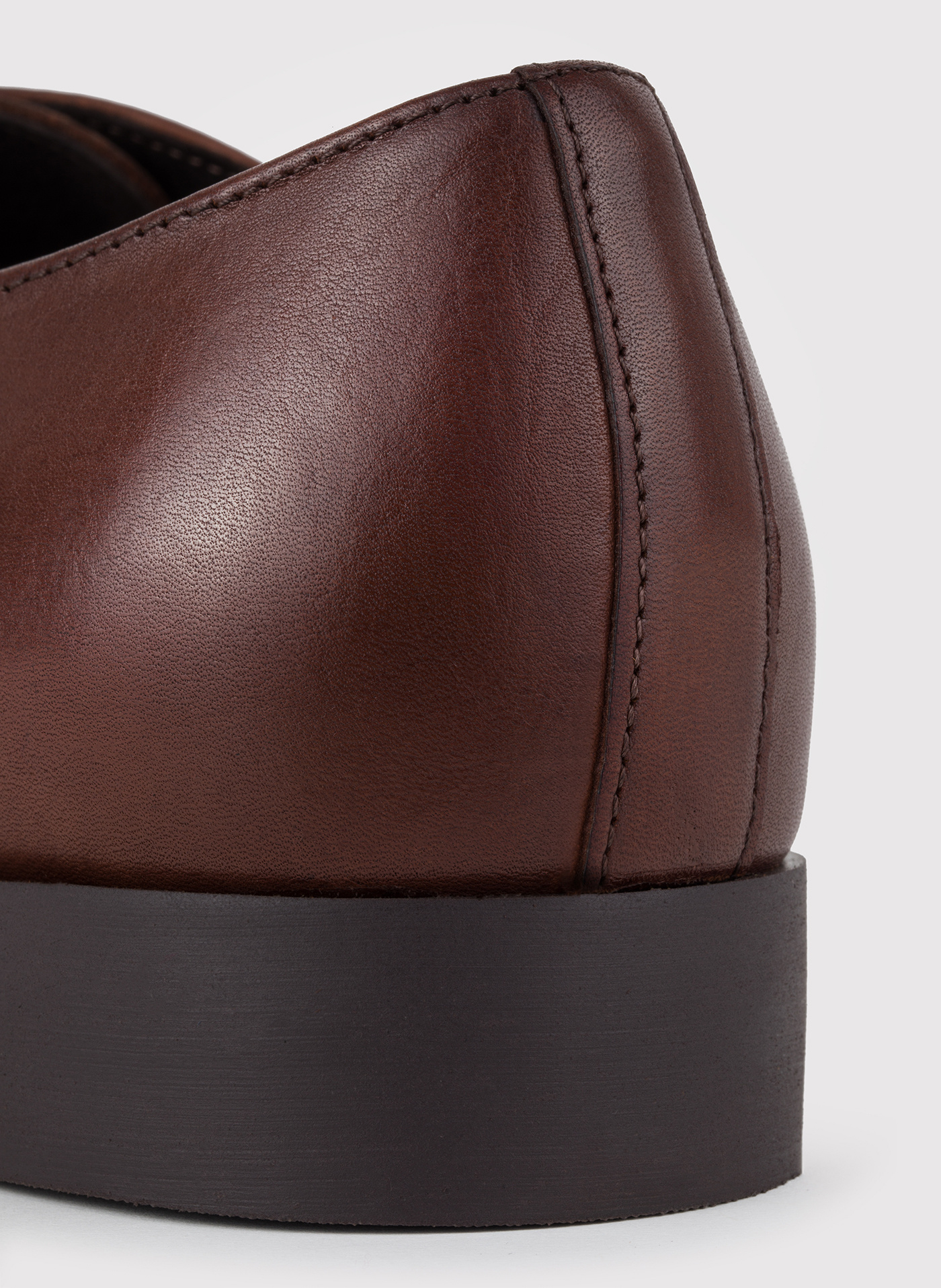 Brązowe derby męskie - Pako Lorente