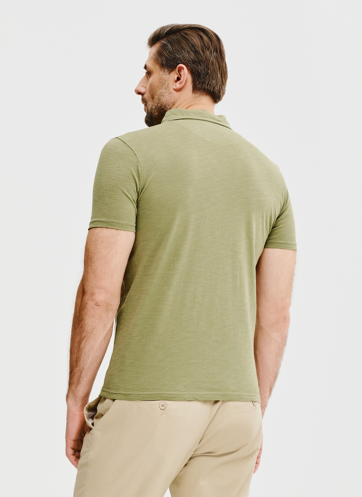 Zielone bawełniane polo - Pako Lorente