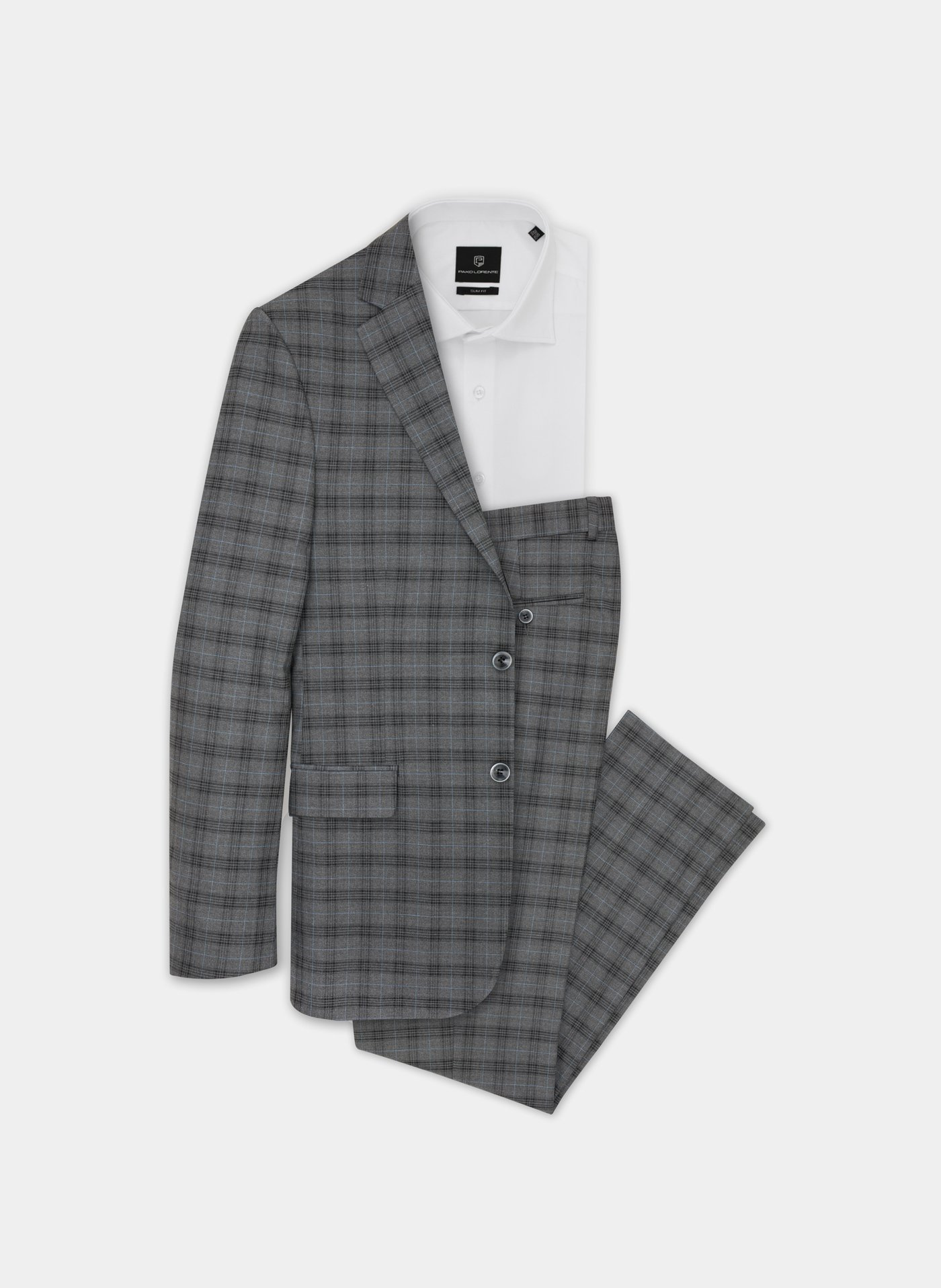 Spodnie męskie garniturowe P21SF-6G-060-S - Pako Lorente