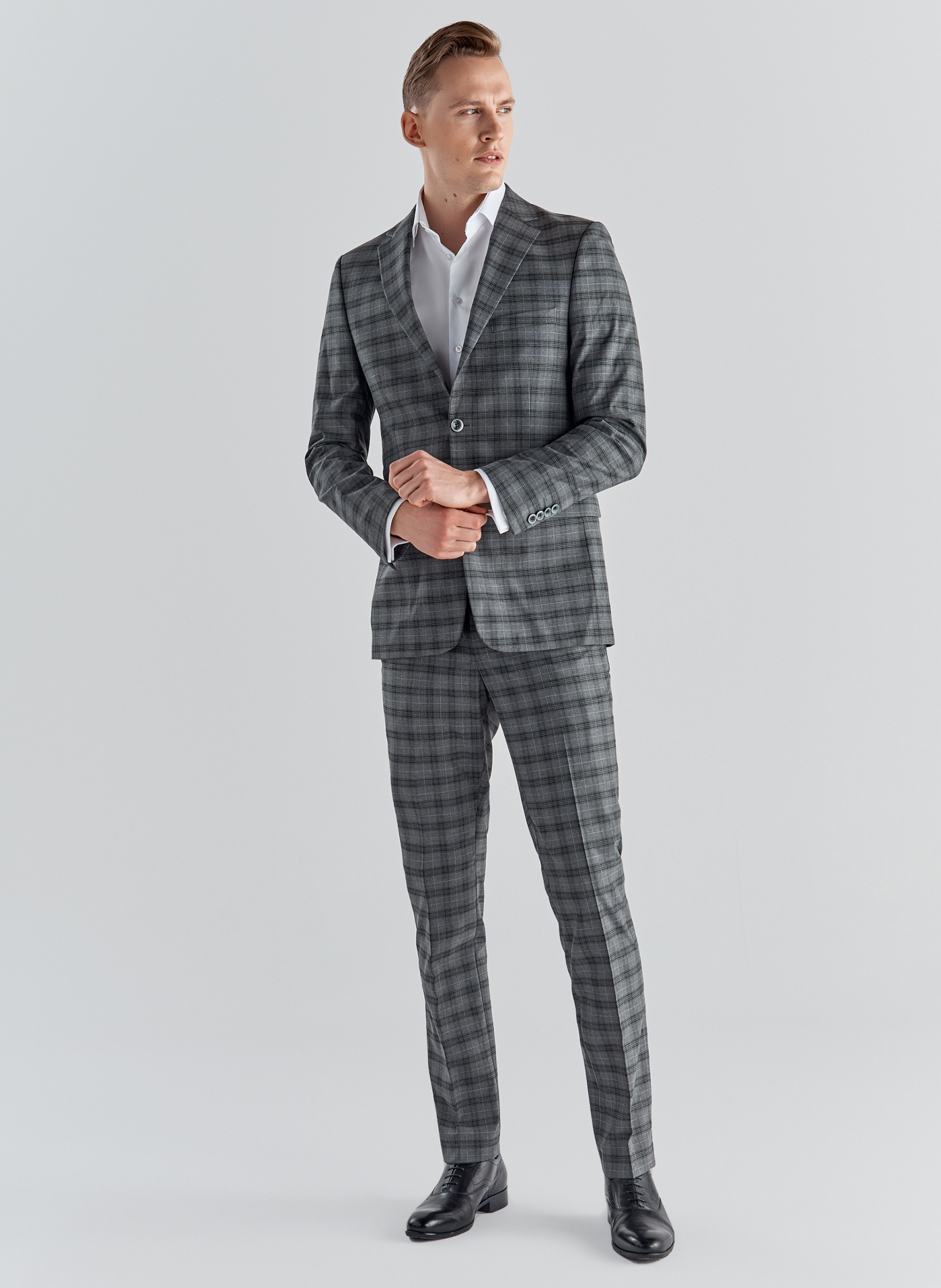 Spodnie męskie garniturowe P21SF-6G-060-S - Pako Lorente