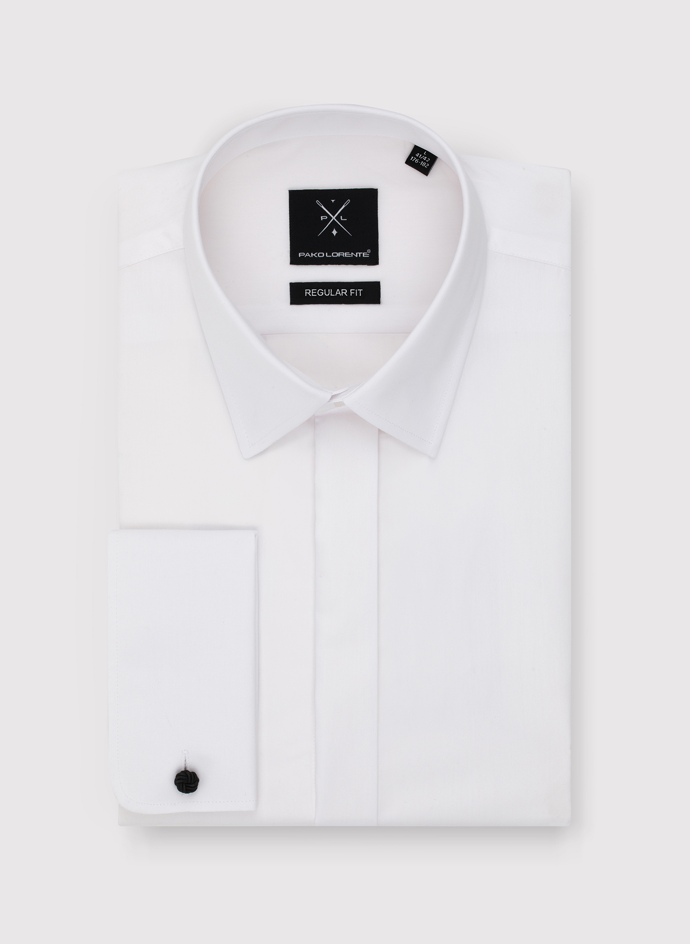 PAKO LORENTE - Biała koszula na spinki - Pako Lorente