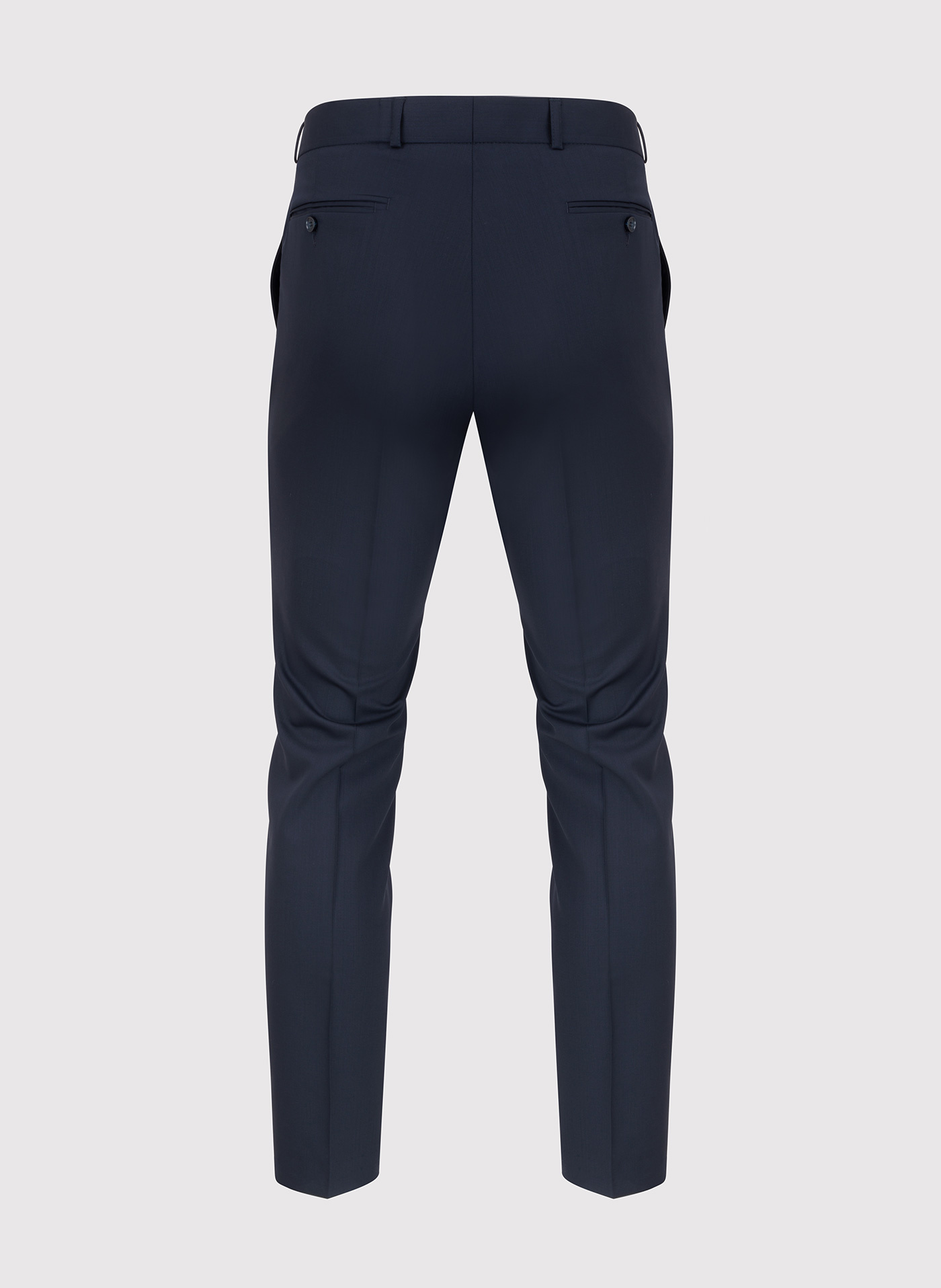 Granatowe spodnie męskie w kant - Pako Lorente