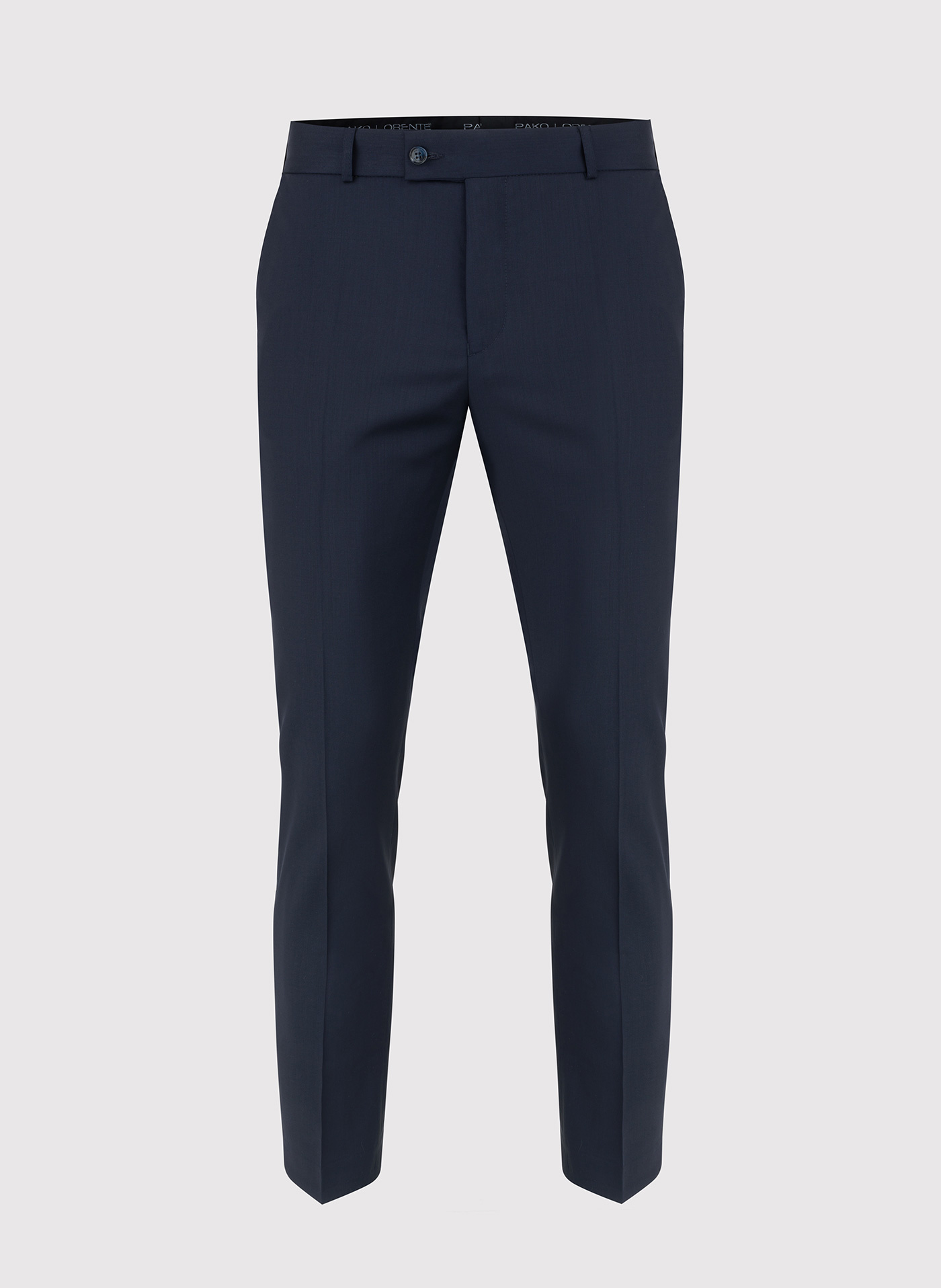 Granatowe spodnie męskie w kant - Pako Lorente