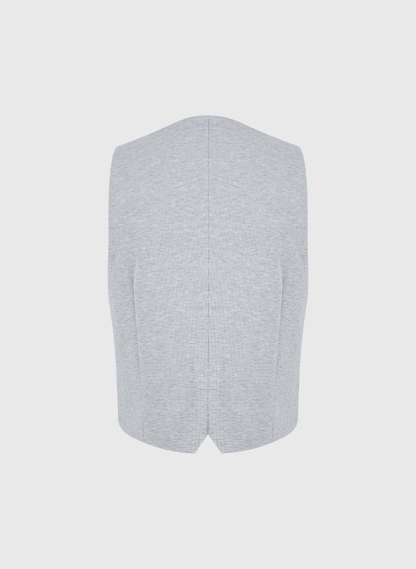 PAKO LORENTE - Dwurzędowa kamizelka męska w drobną kratę - Pako Lorente