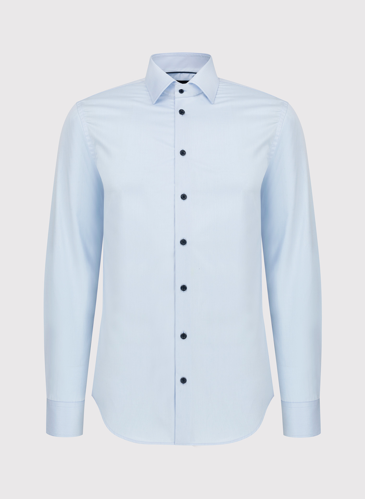 Niebieska koszula męska z bawełny P24SP-1X-037-N-S - Pako Lorente - Pako Lorente