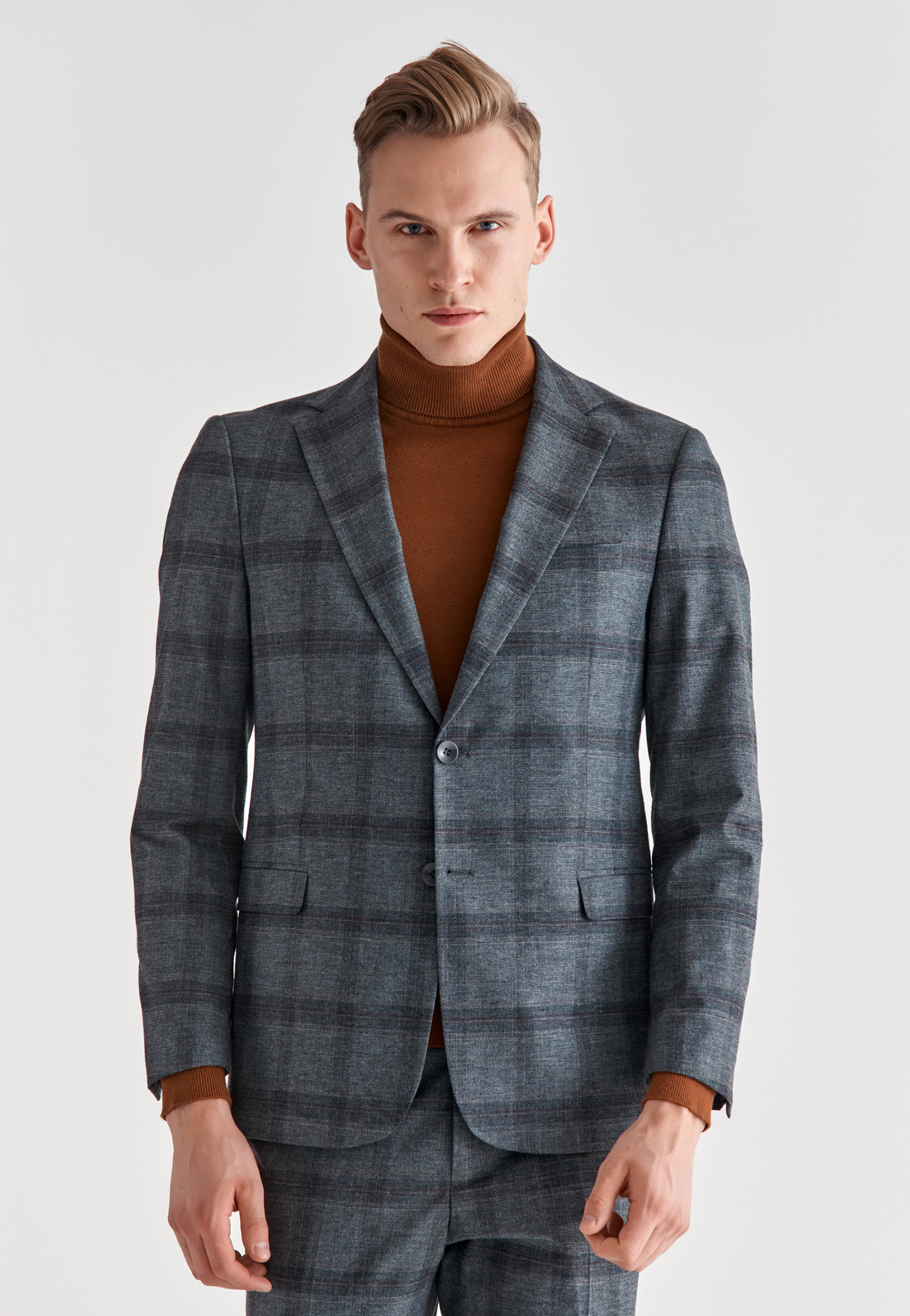 Spodnie męskie garniturowe P21WF-6G-071-S - Pako Lorente