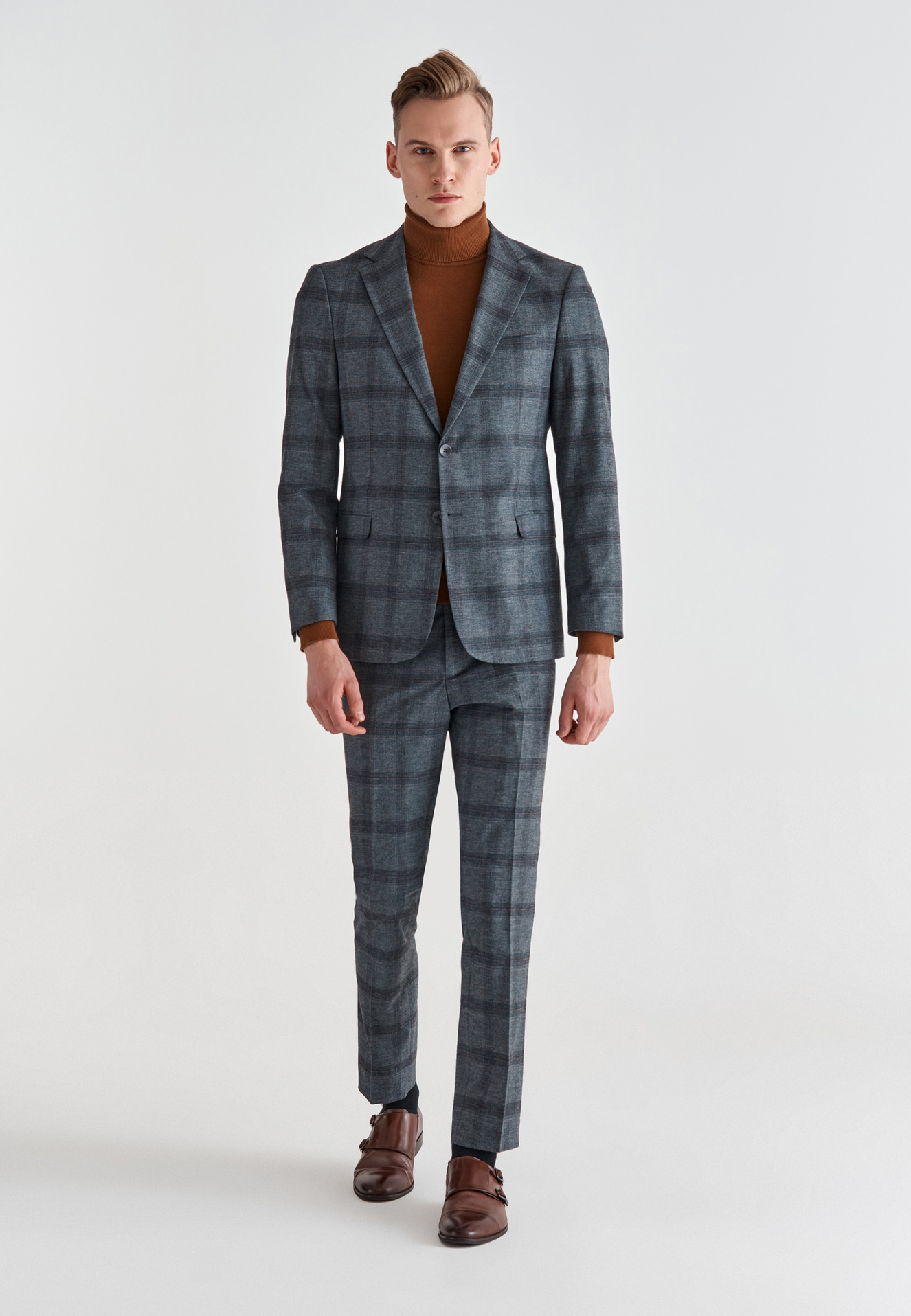 Spodnie męskie garniturowe P21WF-6G-071-S - Pako Lorente