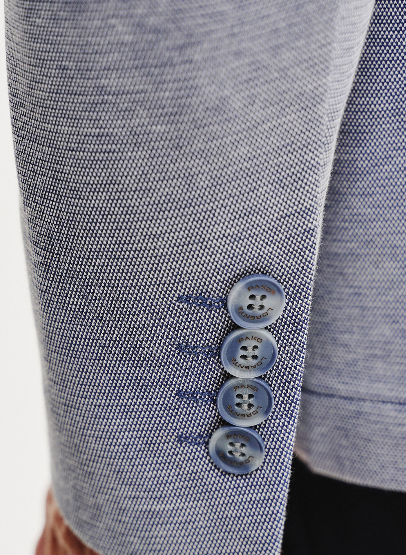 Granatowa marynarka melanż - Pako Lorente