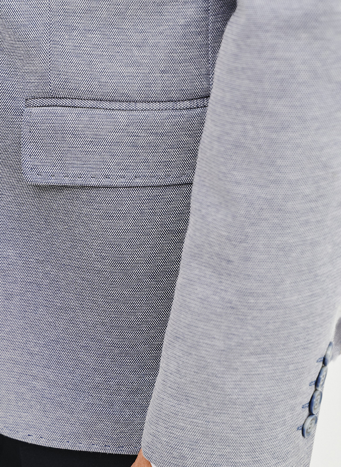 Granatowa marynarka melanż - Pako Lorente