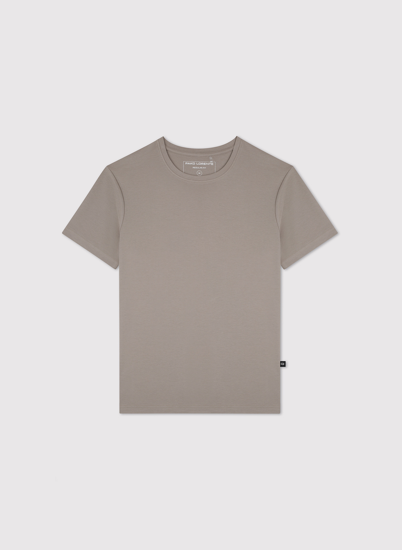 Brązowy t-shirt męski - Pako Lorente