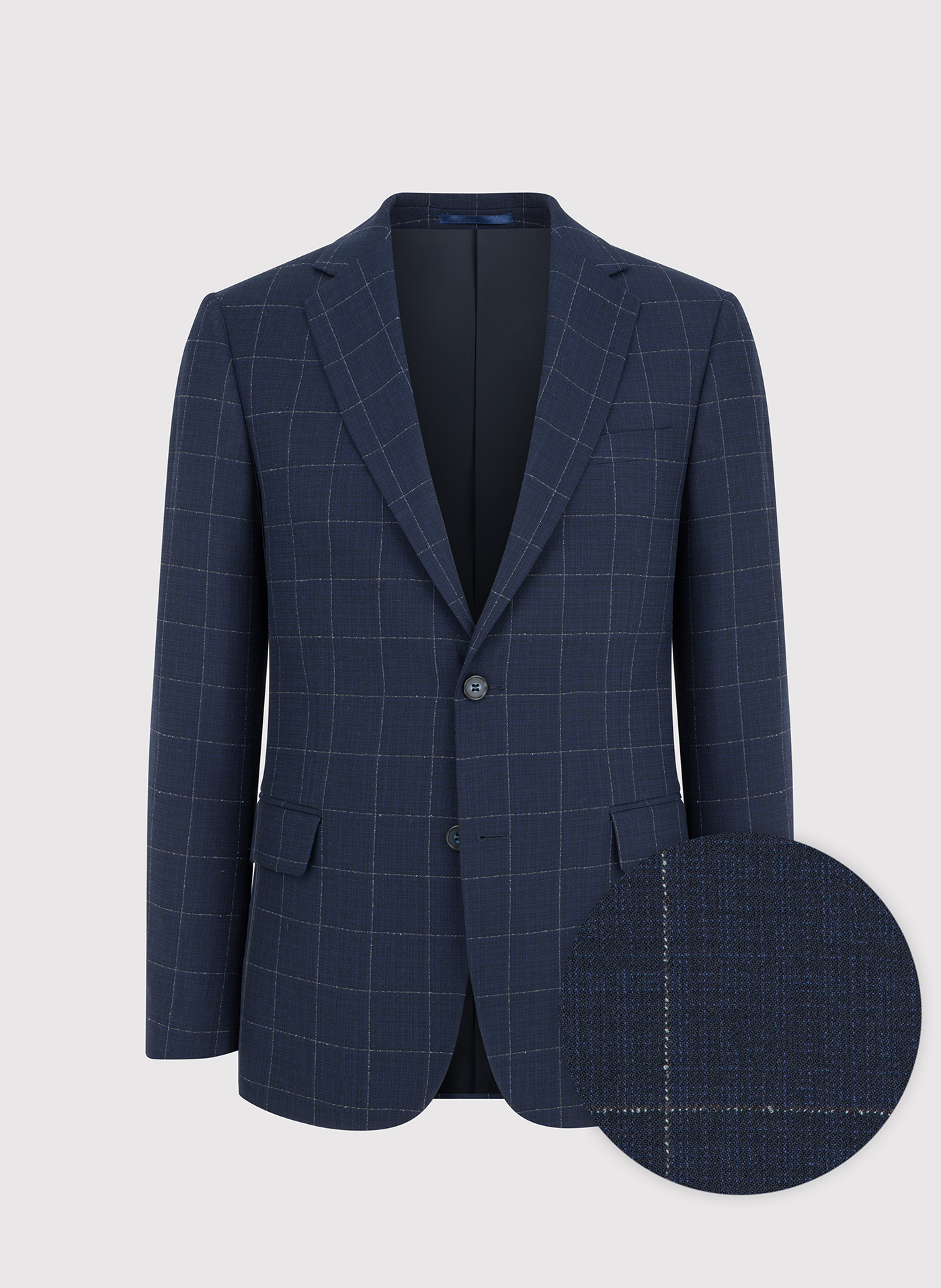 Casualowa marynarka męska w kratę - Pako Lorente