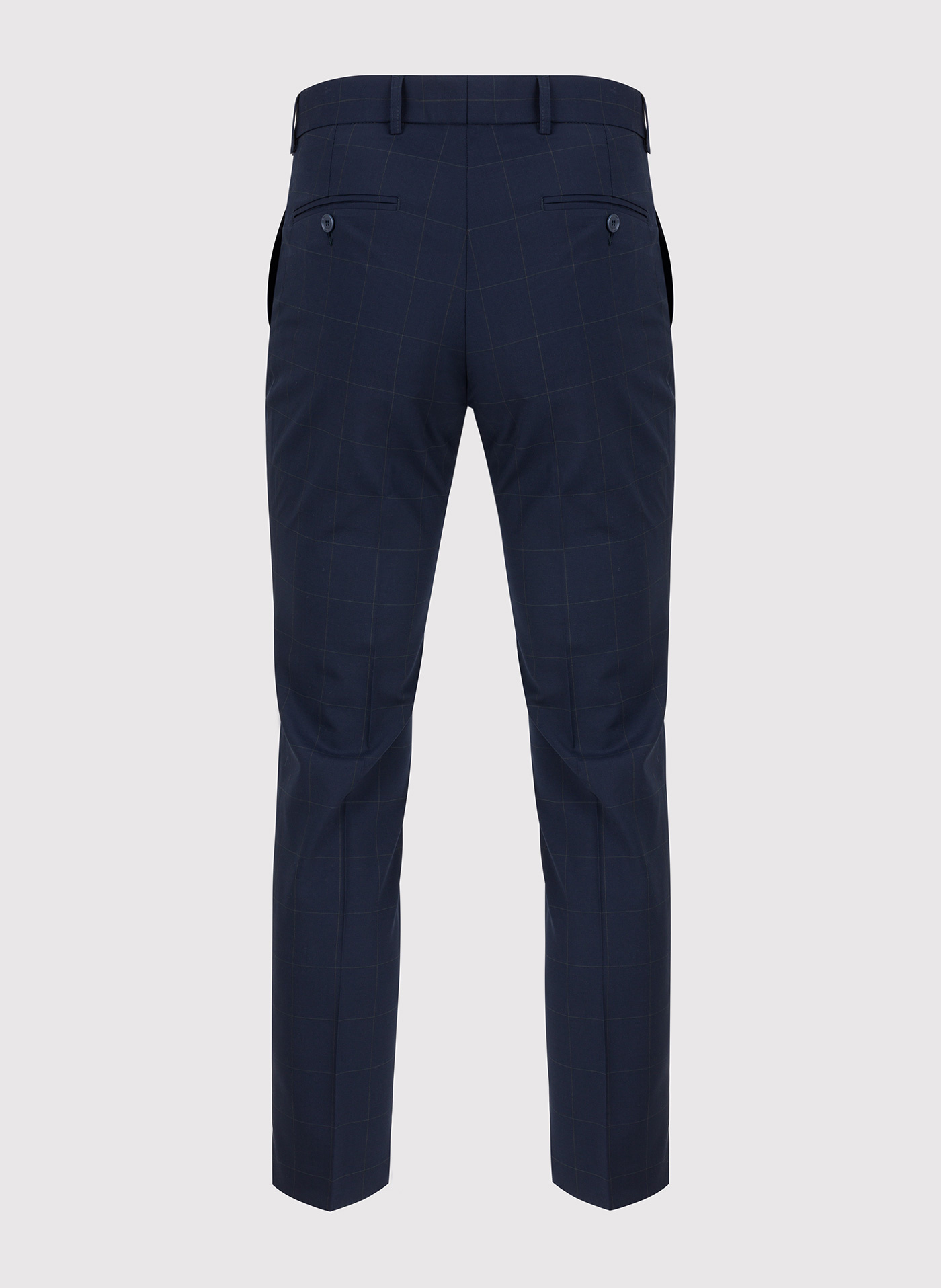 Spodnie garniturowe w kratę Windowpane - Pako Lorente