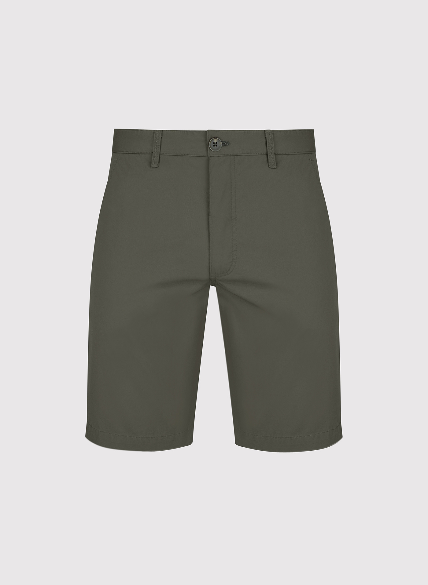 PAKO LORENTE - Bawełniane zielone szorty męskie - Pako Lorente