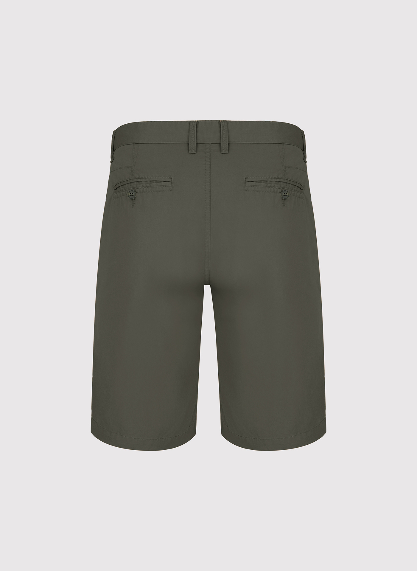 PAKO LORENTE - Bawełniane zielone szorty męskie - Pako Lorente