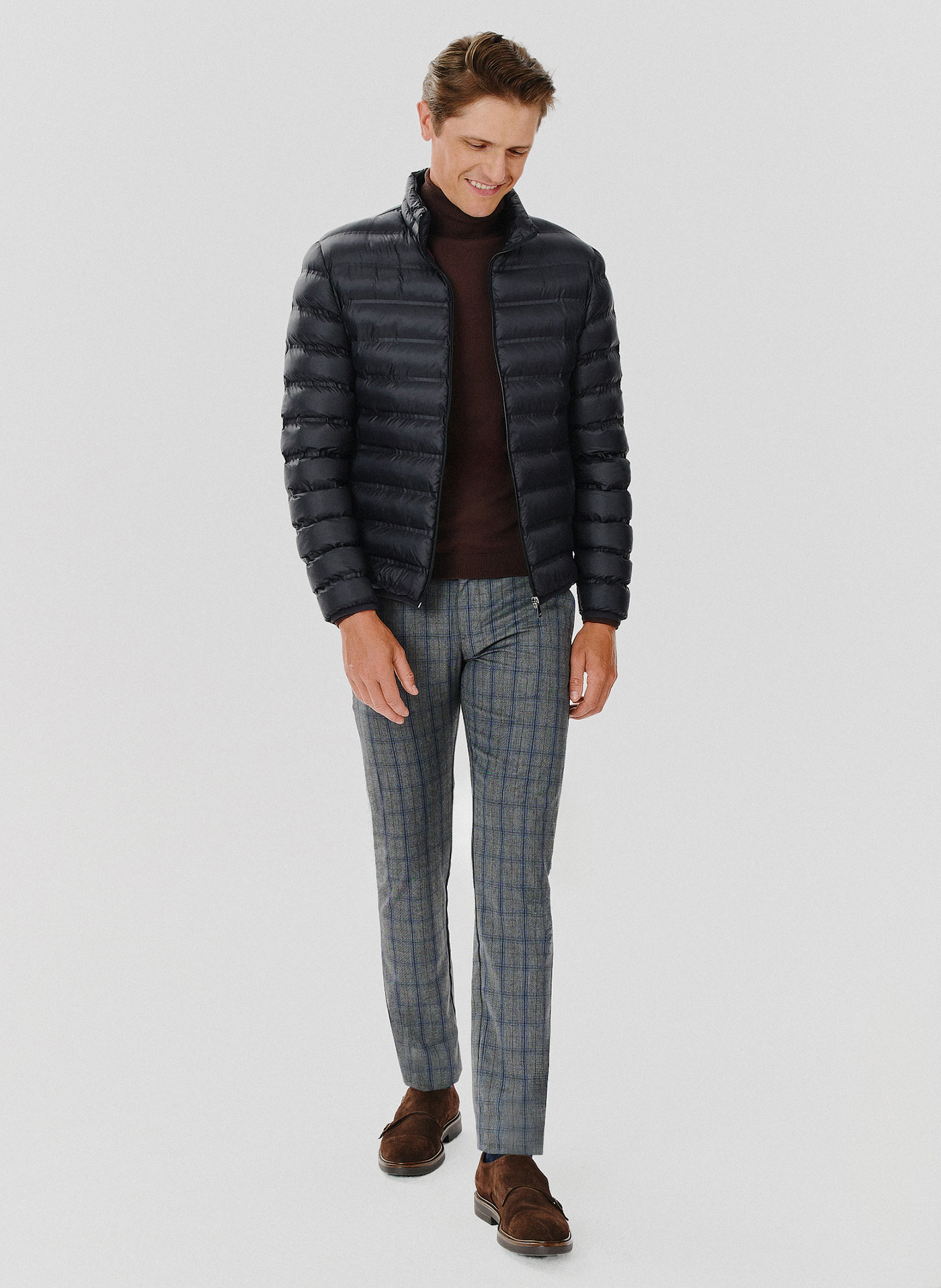 Krótka pikowana kurtka w kolorze czarnym - Pako Lorente