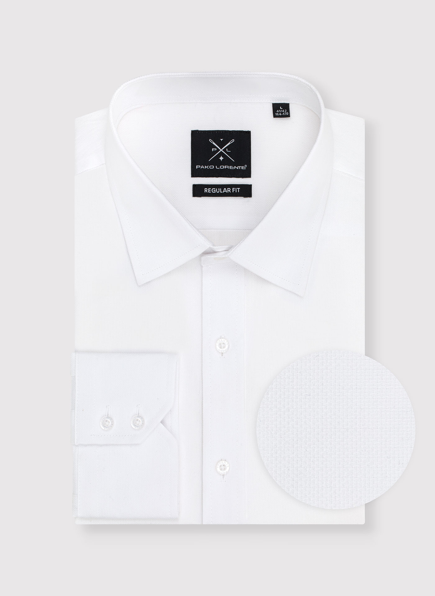 Koszula męska biała ASANA P000B-1X-595-B - Pako Lorente