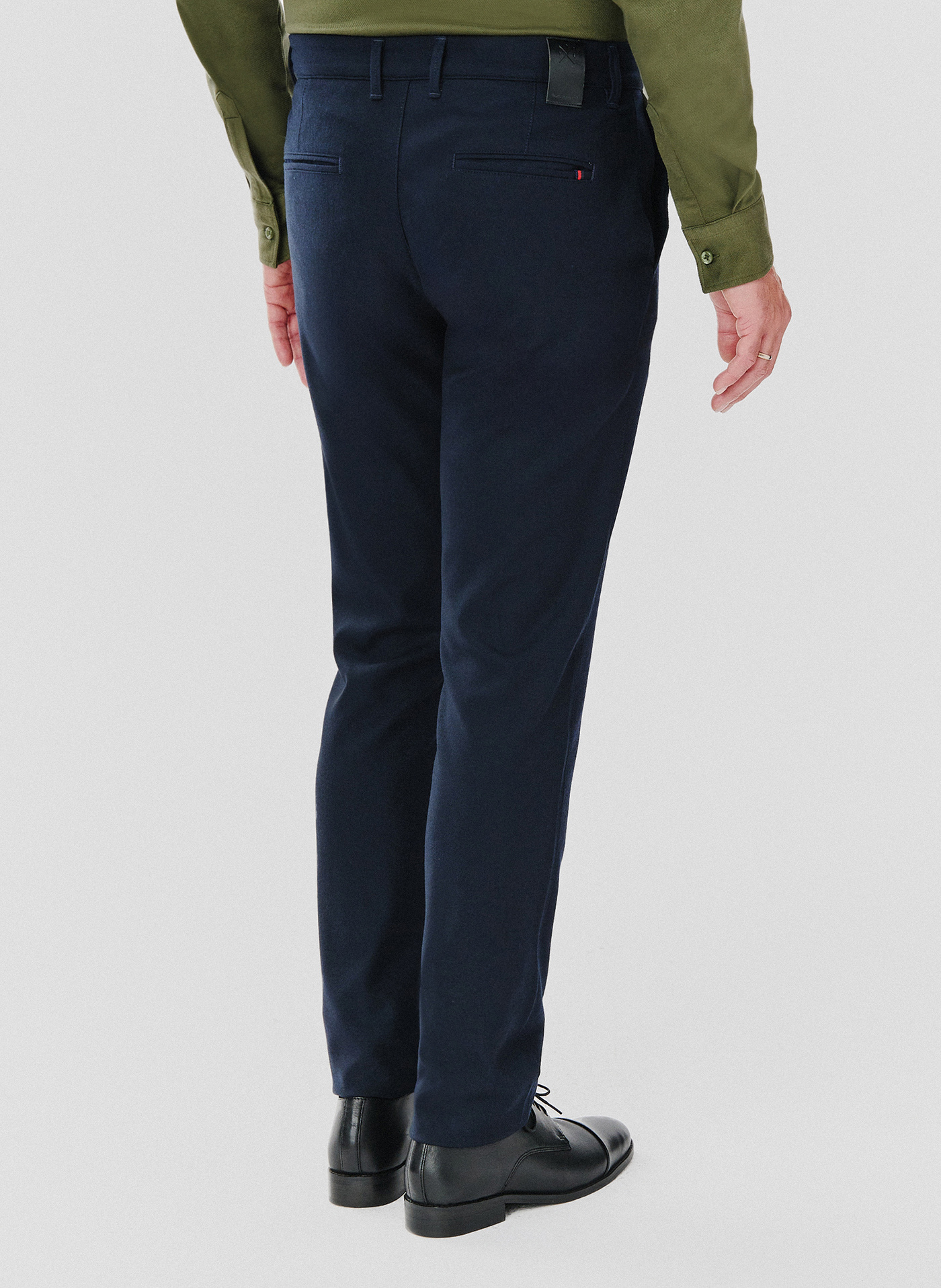 Casualowe granatowe spodnie męskie - Pako Lorente