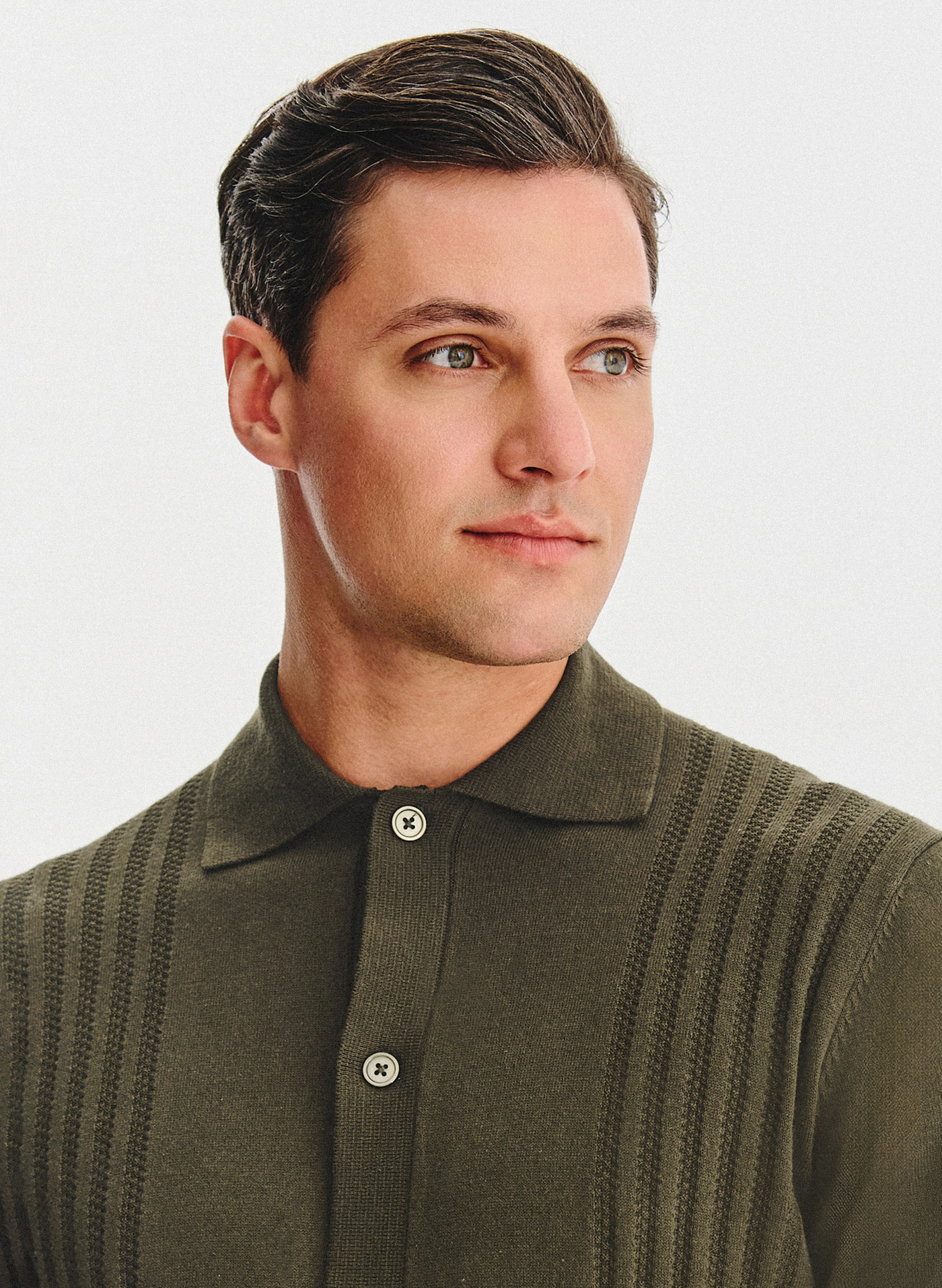 PAKO LORENTE - Bawełniany kardigan w kolorze zielonym - Pako Lorente