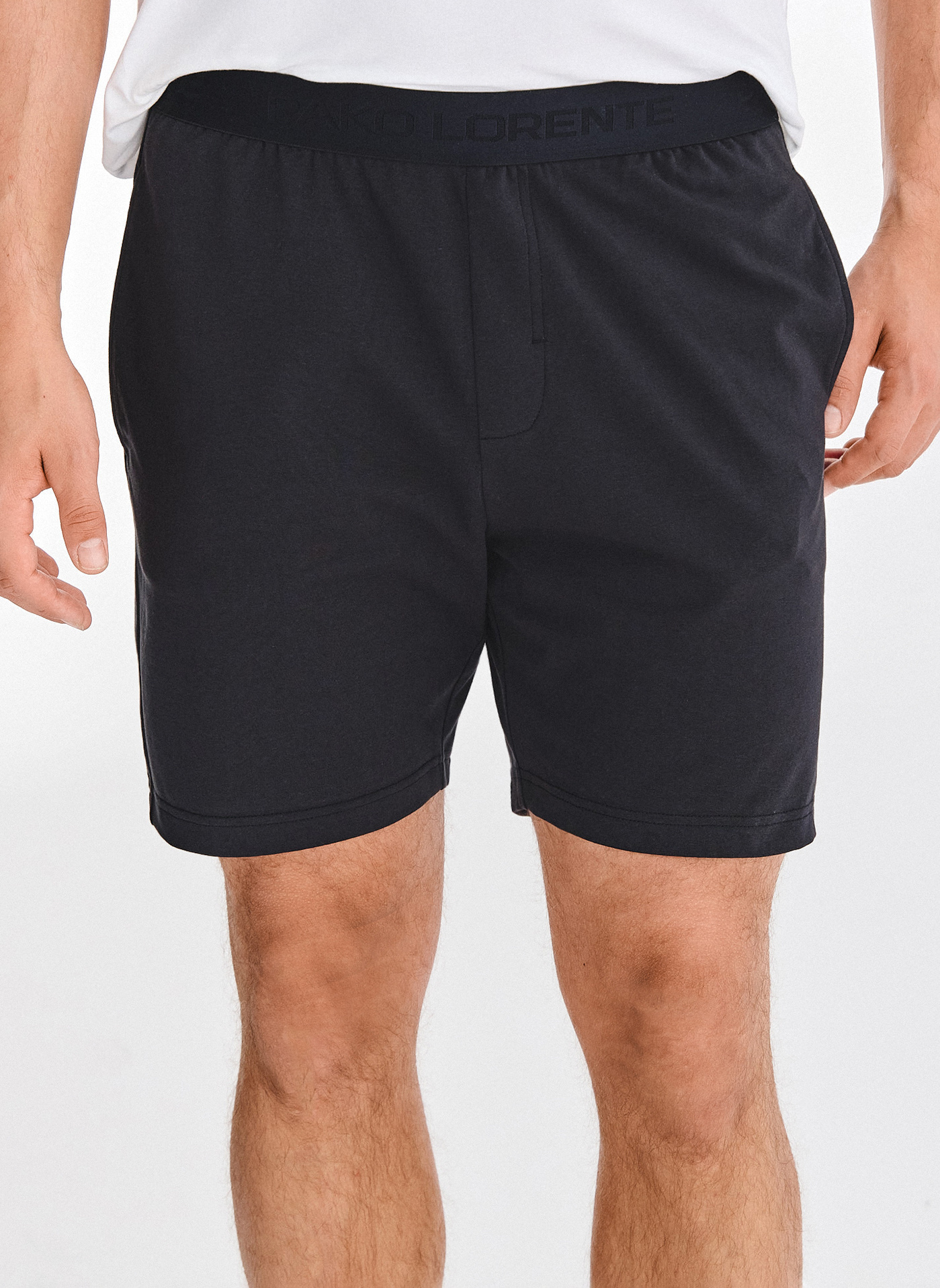 Biało-czarna piżama męska z bawełną - Pako Lorente