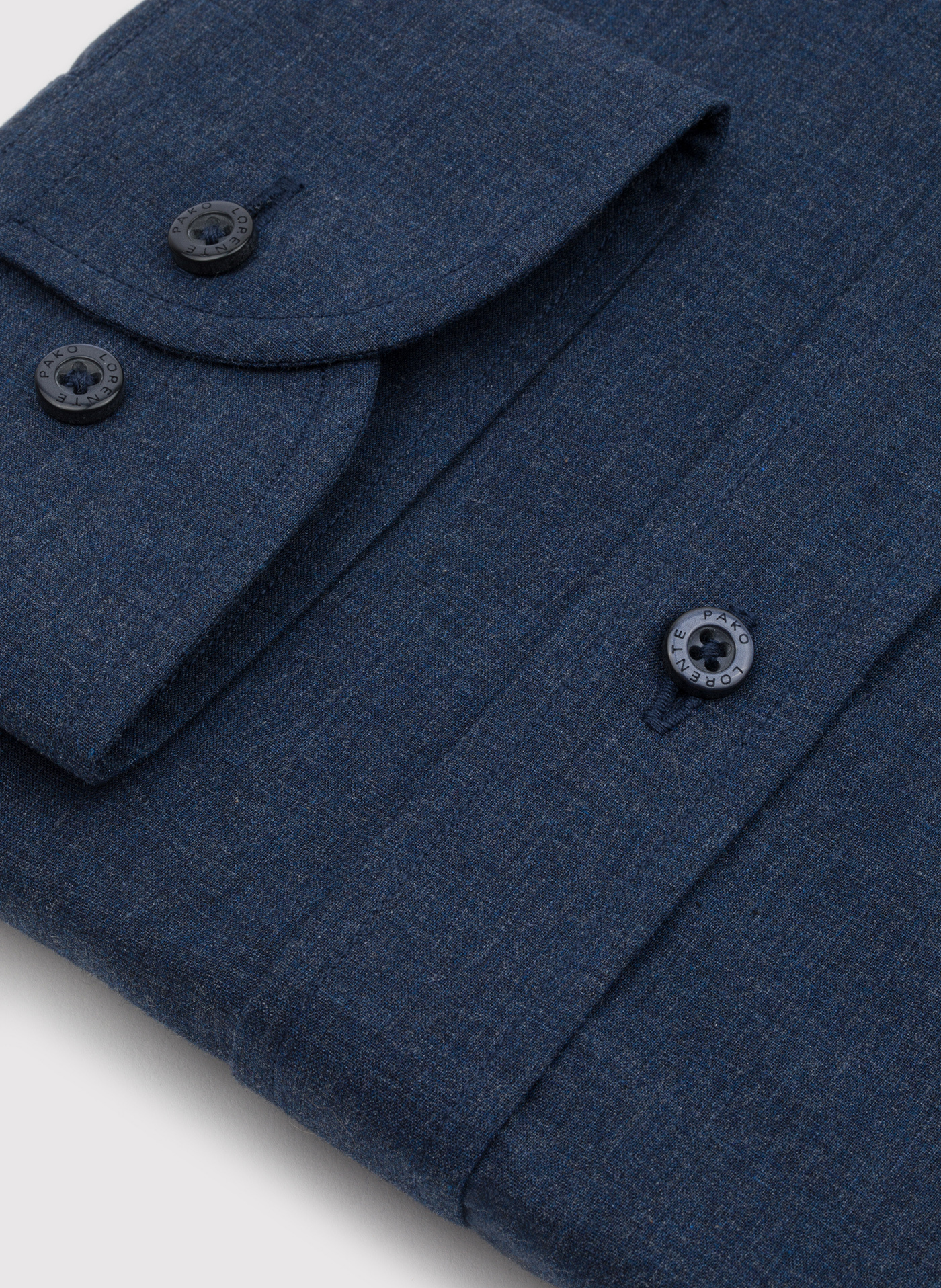 Granatowa koszula melanż - Pako Lorente