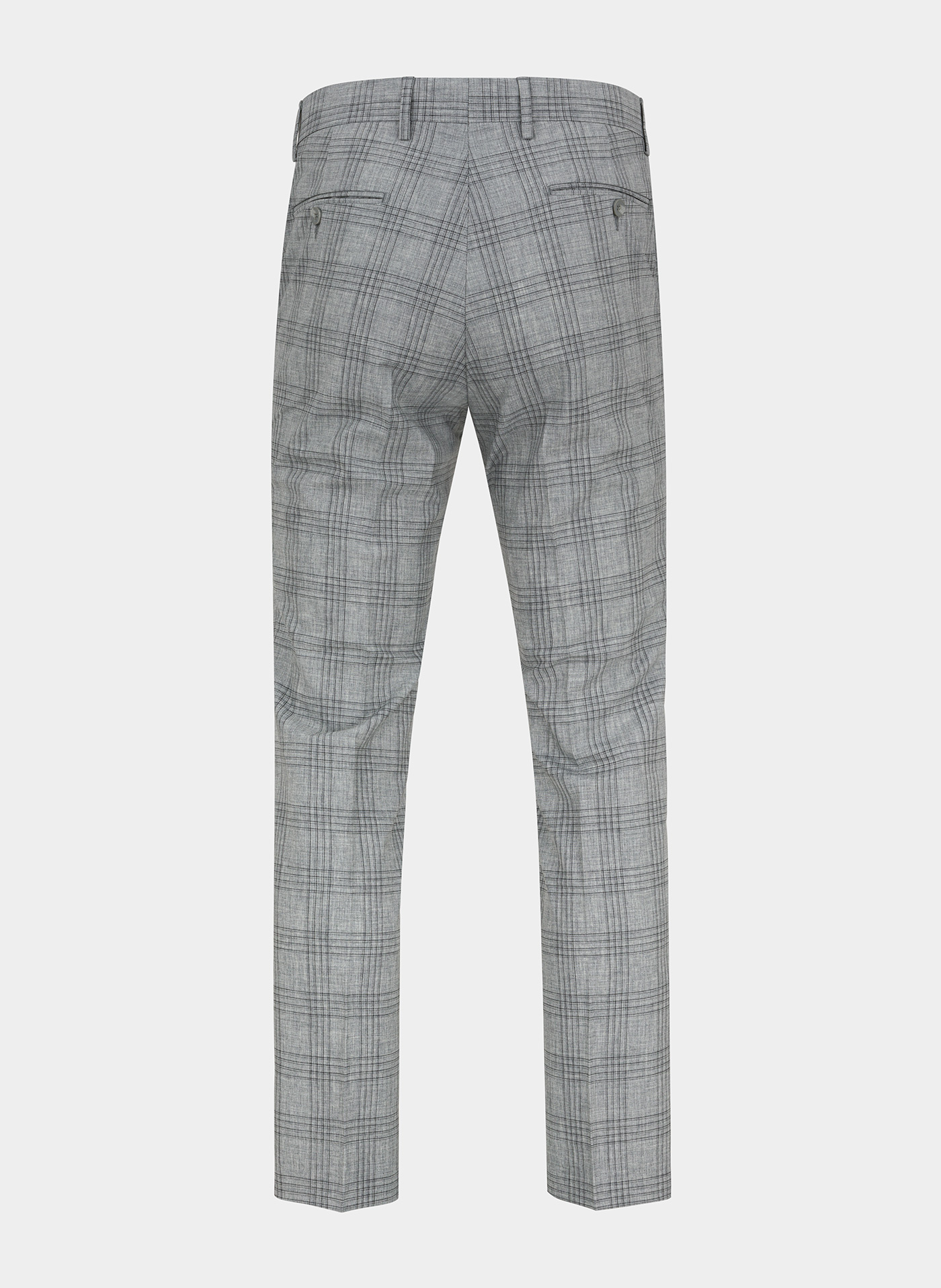 Szare spodnie garniturowe P21WF-6G-070-S - Pako Lorente