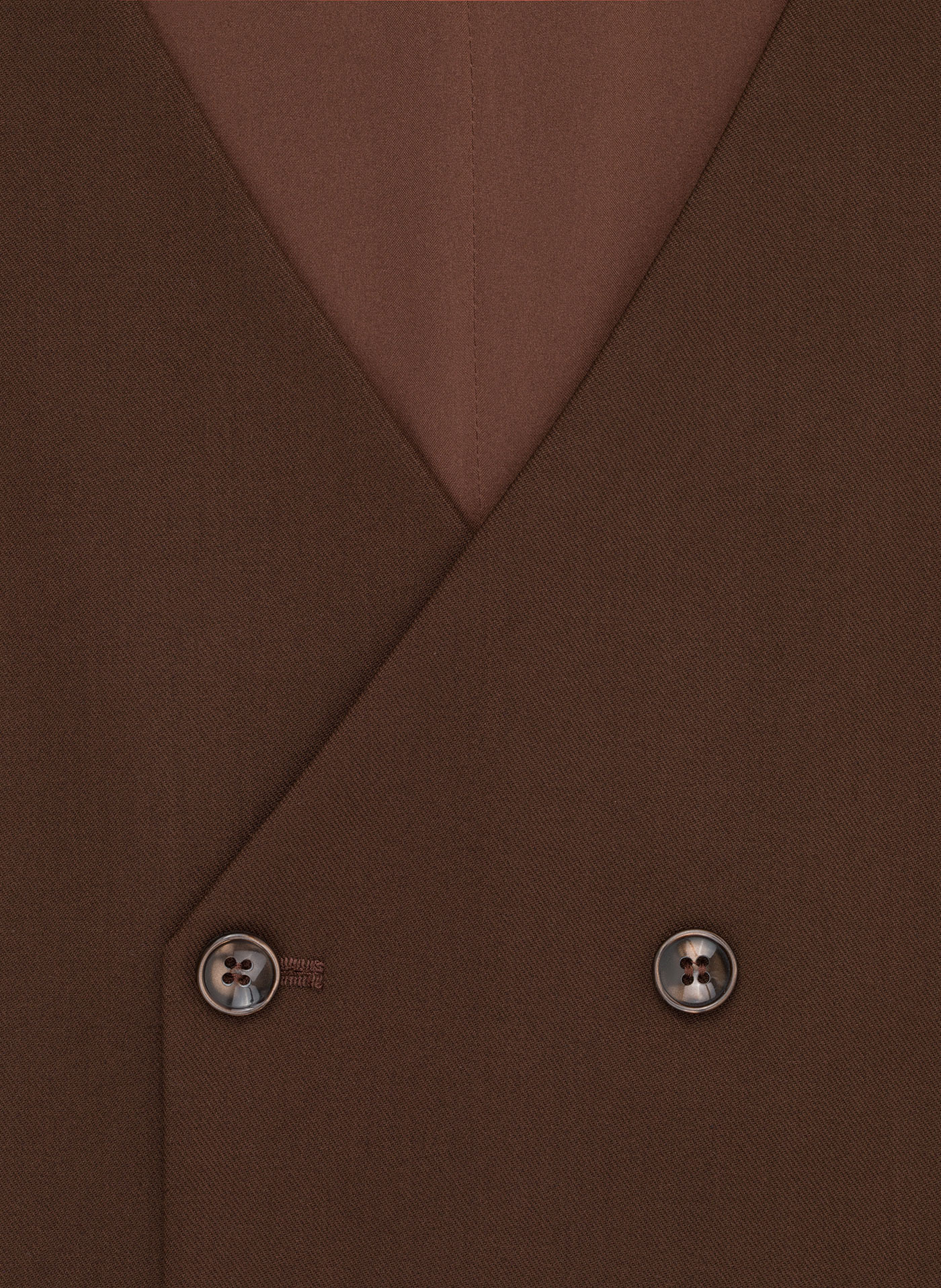 Brązowa kamizelka męska - Pako Lorente